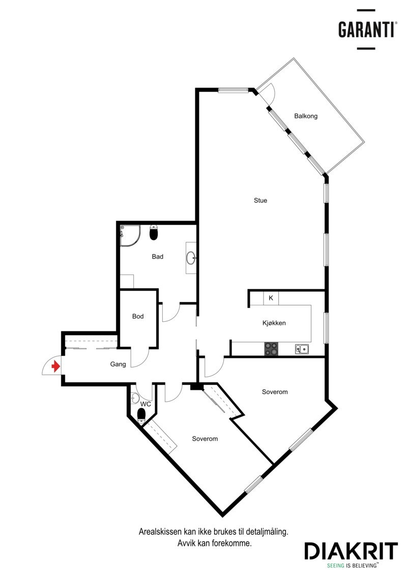 Planskisse Galleribilde
