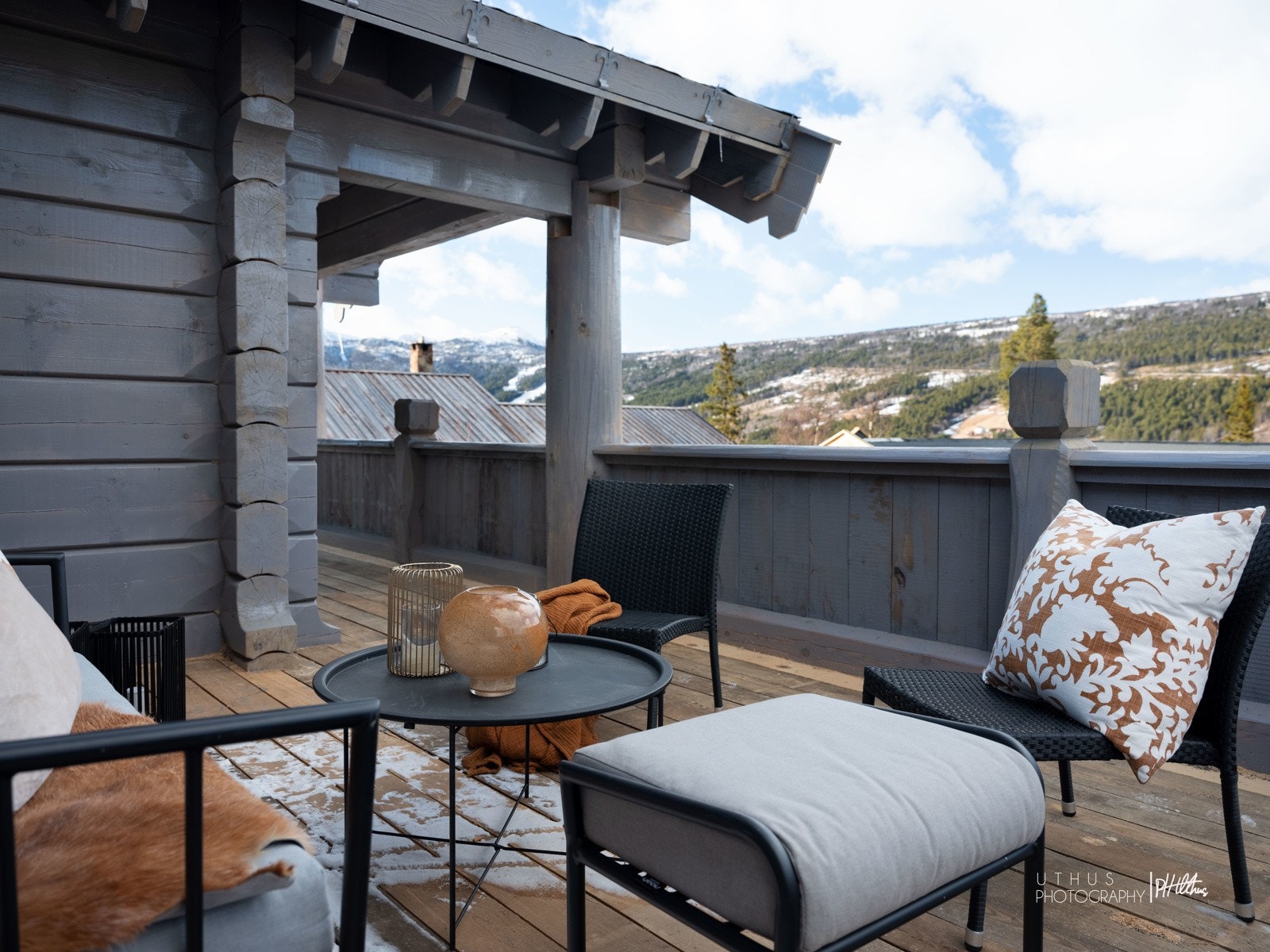 Terrasse (Bildet er fra tilsvarende hytte) Galleribilde