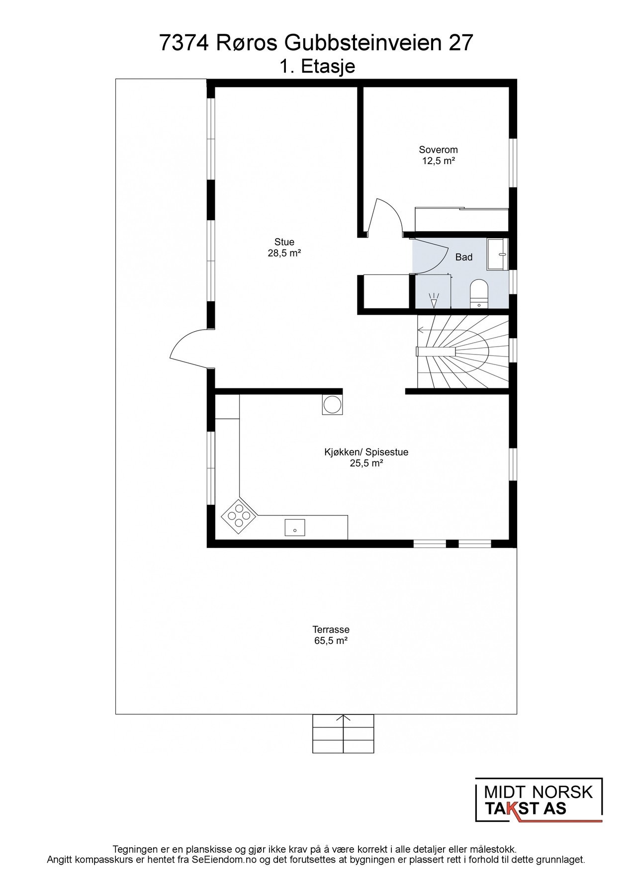 Planskisse. 1.etasje. Galleribilde