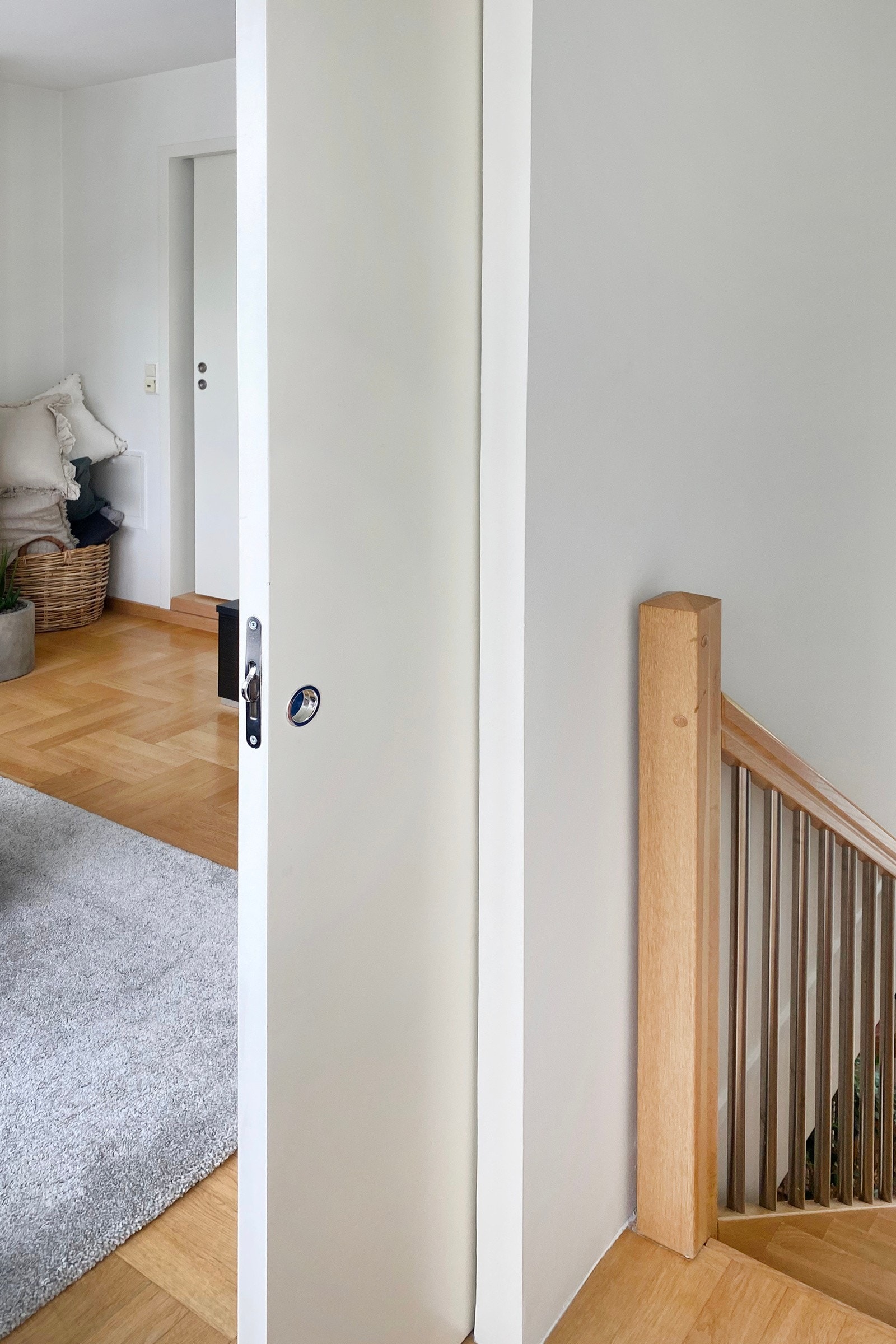 Forslag til å lage nytt soverom i 3.etg. Bilde fra nabo. Galleribilde