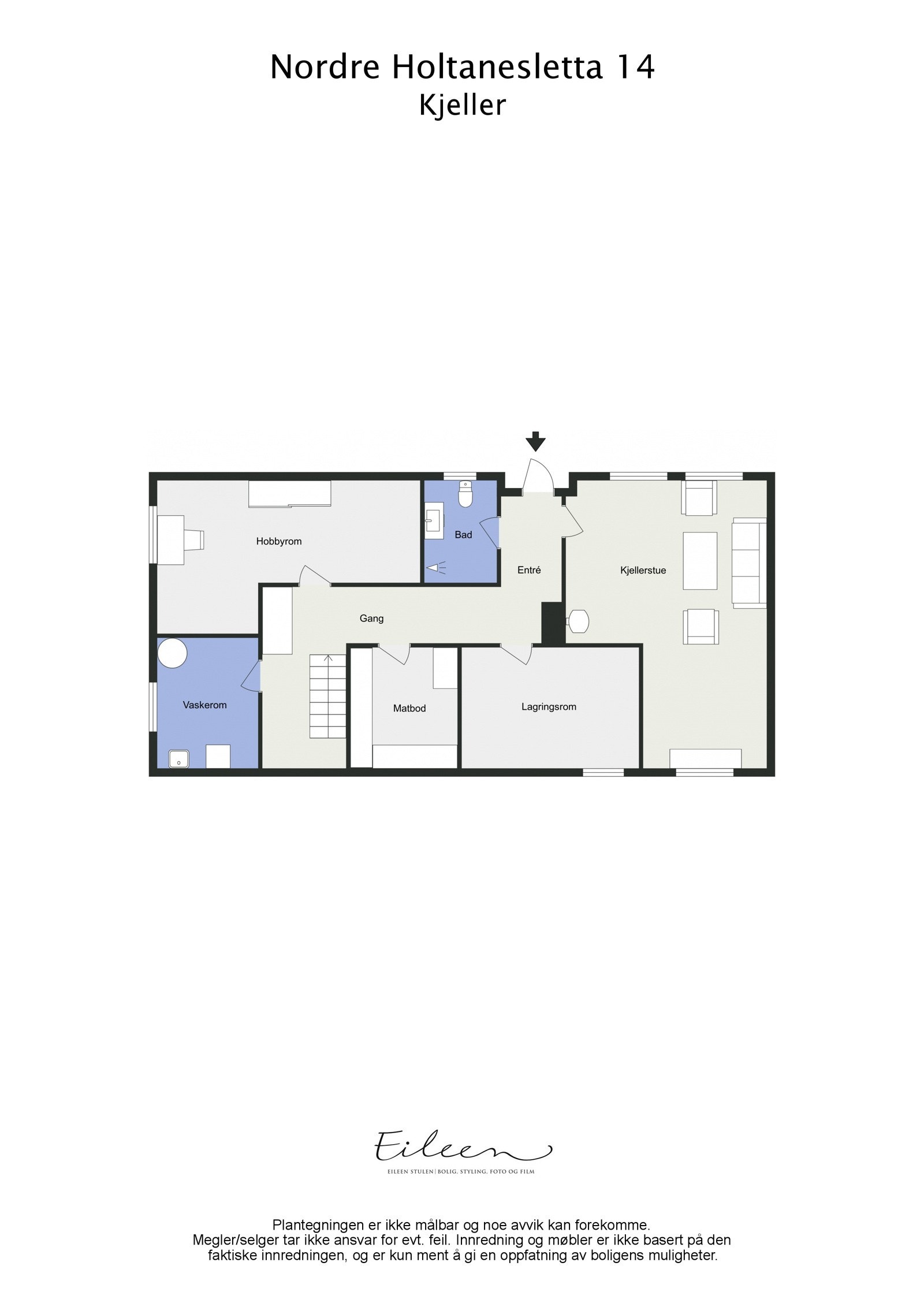 Plantegning kjeller Galleribilde
