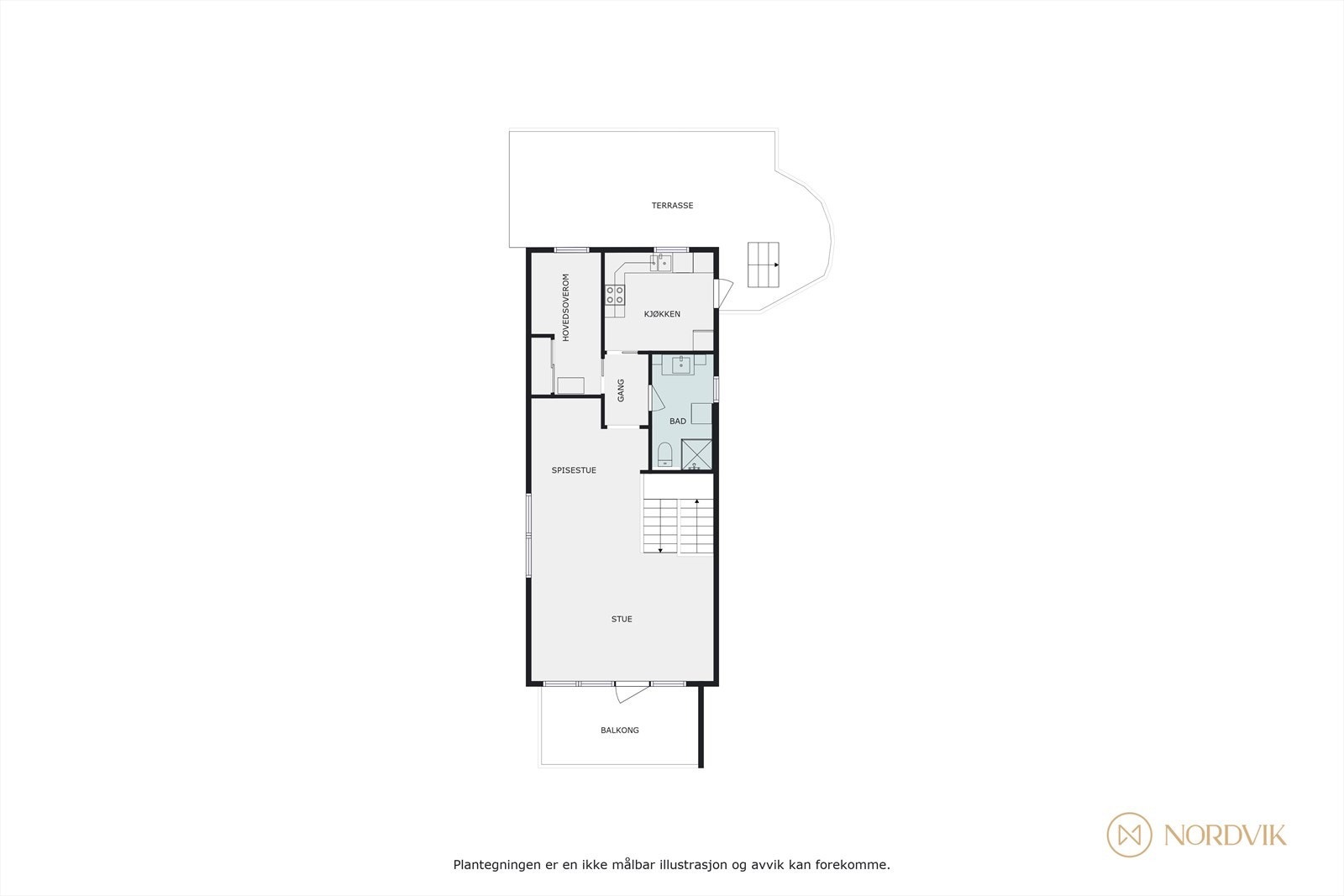 Plantegning 2.etg Galleribilde