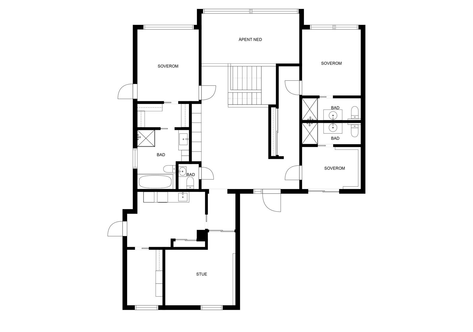 Plantegning 1. Galleribilde