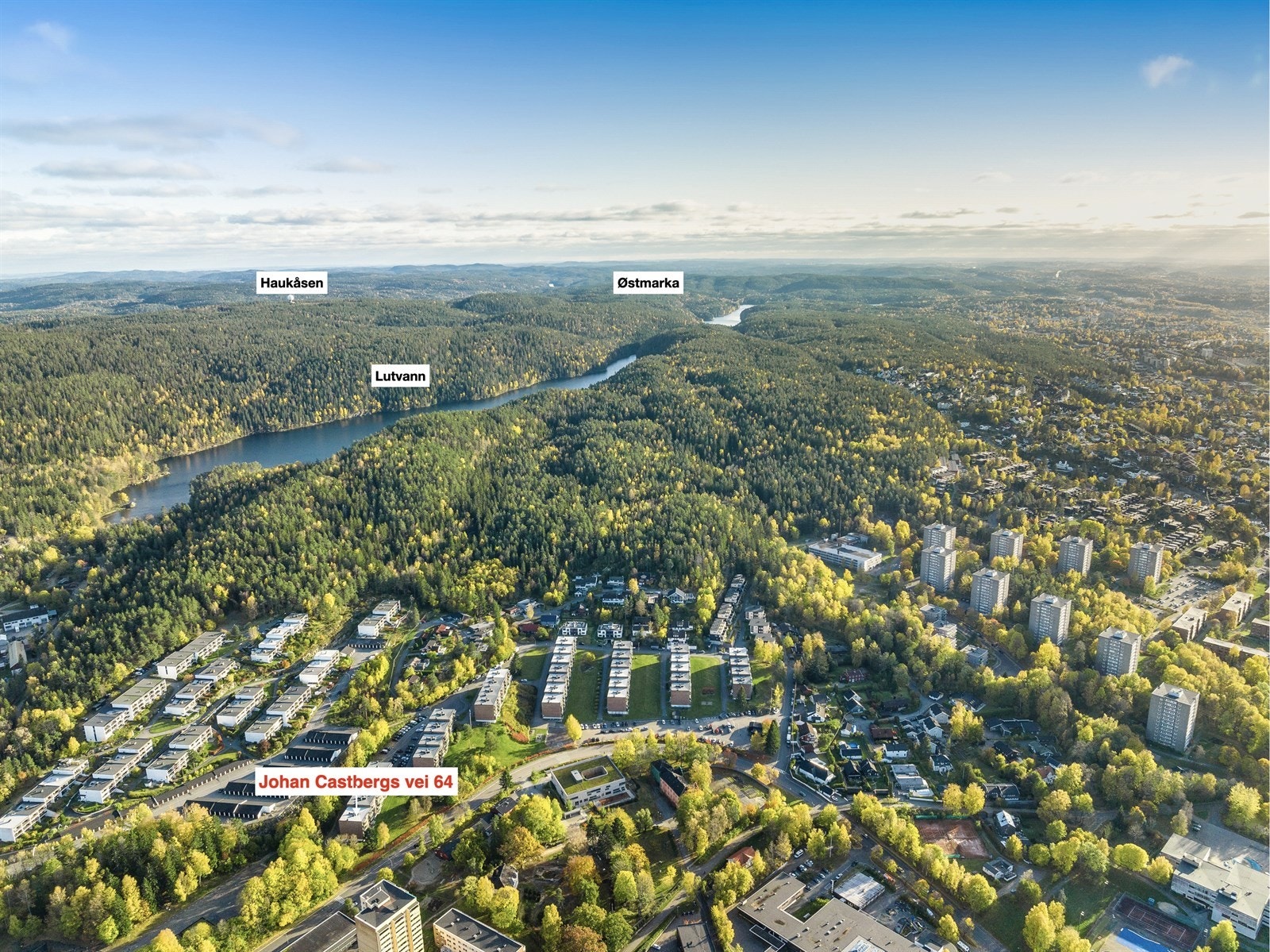 Dronebilde Galleribilde