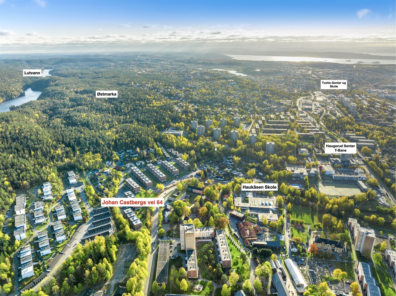 Dronebilde Galleribilde