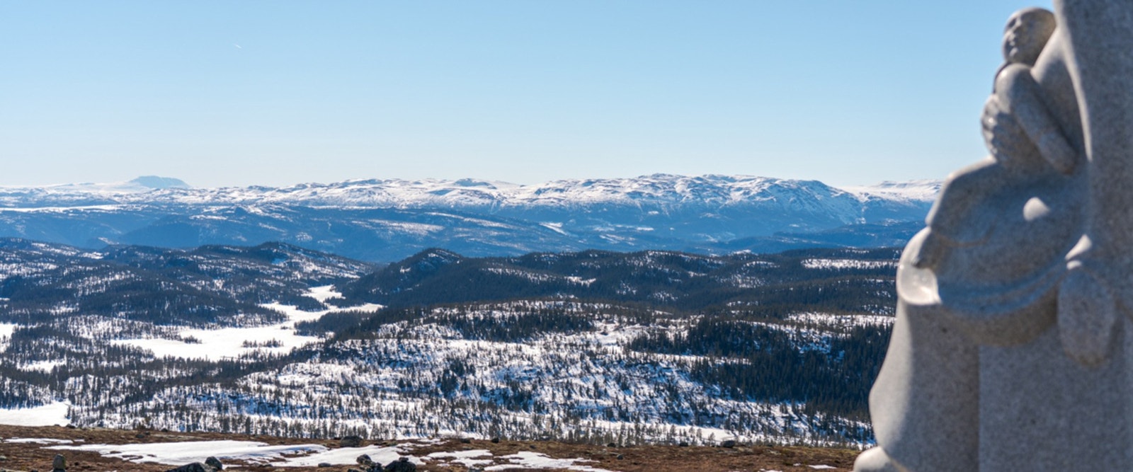Utsikt fra Madonnaen Galleribilde