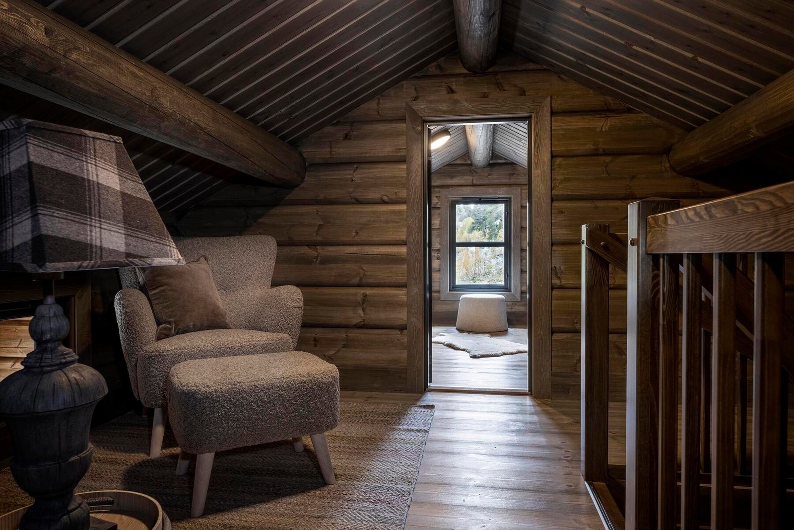 Foto fra hemsen i en av våre hyttemodeller Galleribilde