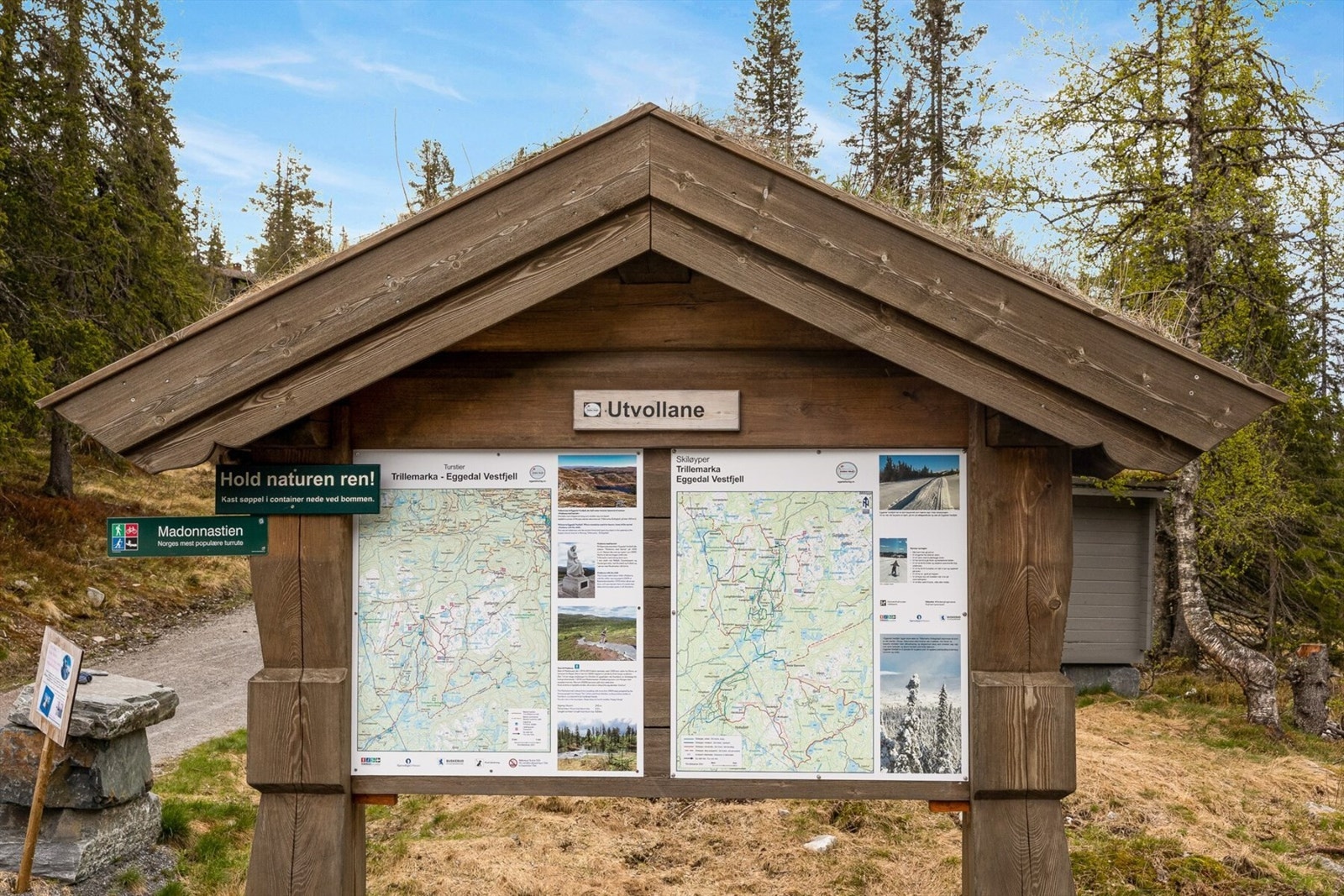 Fra starten av Madonnastien Galleribilde