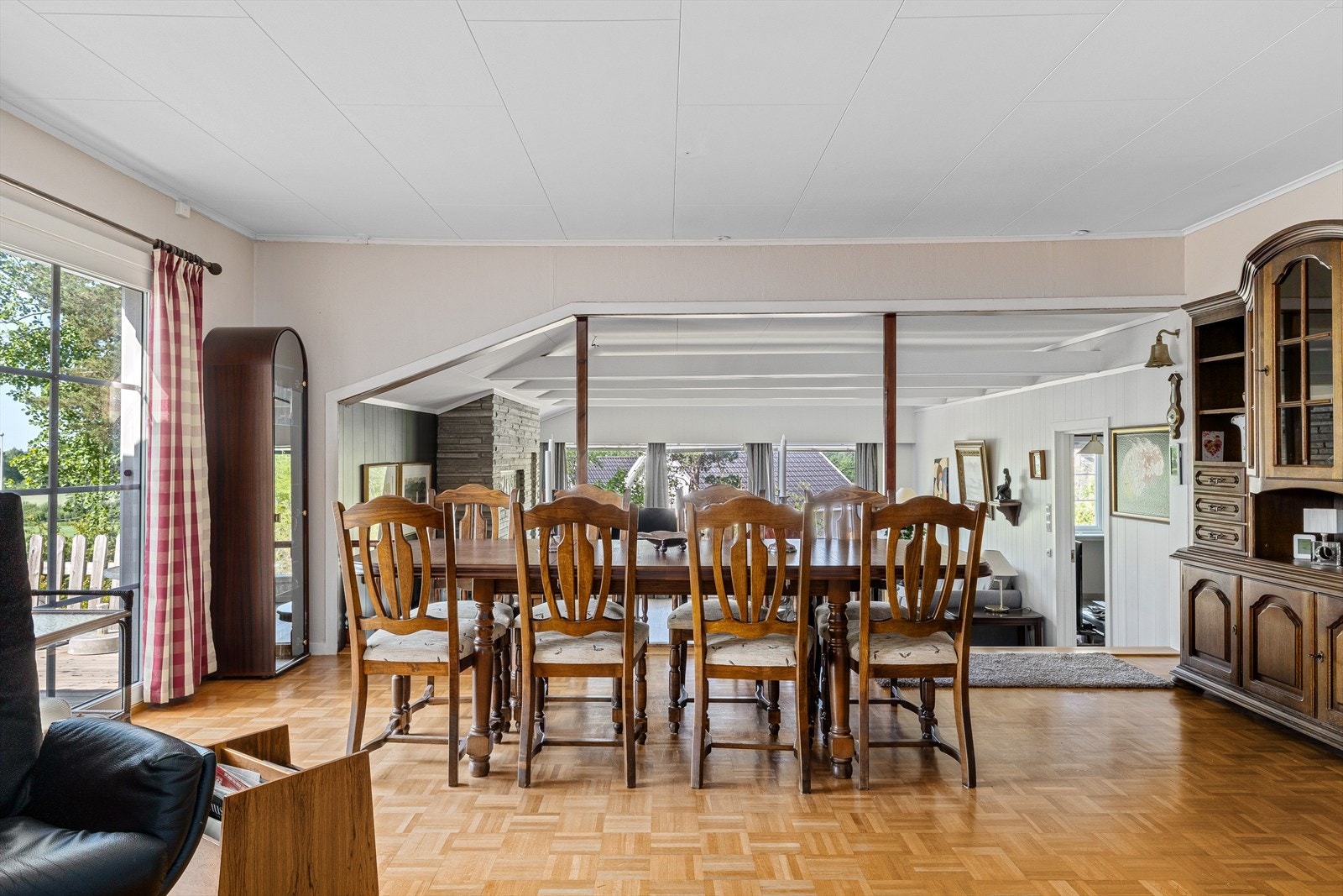 Flott parkett gulv. Galleribilde