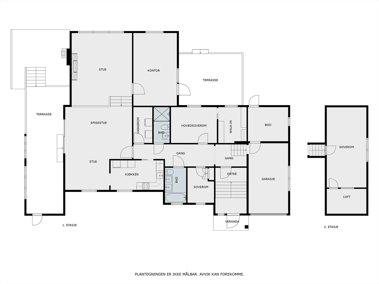Plantegning Galleribilde
