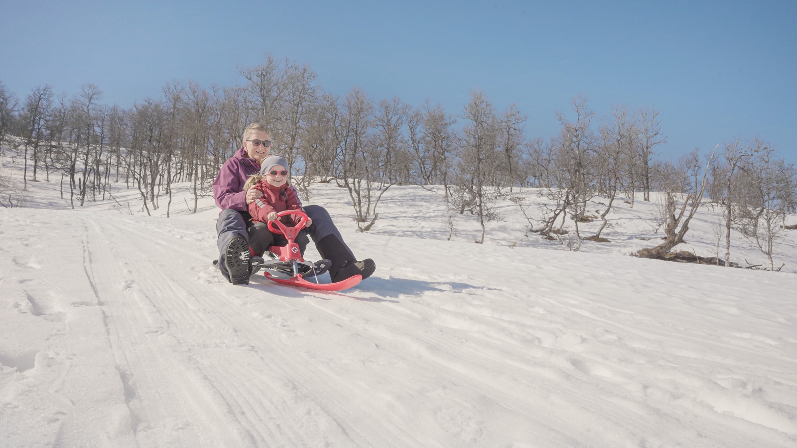 Det går unna i akebakkene på feltet! Galleribilde