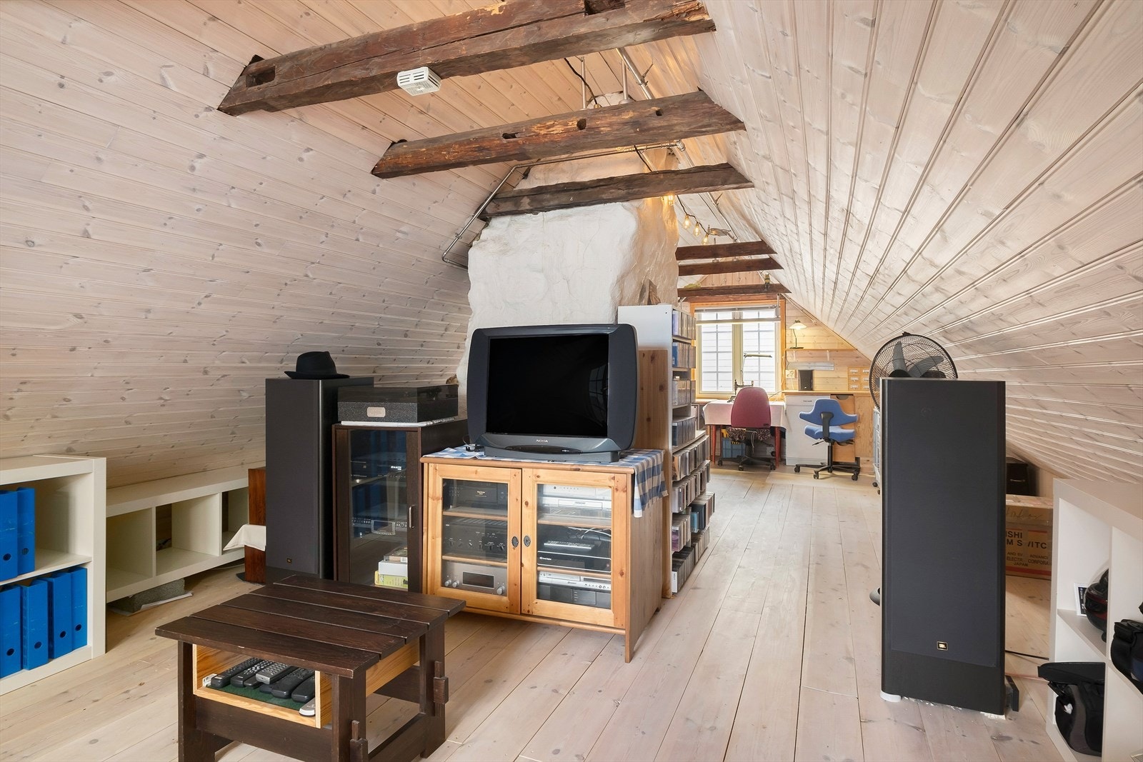3. etasje er innreia som arbeidsrom/kontor. Galleribilde