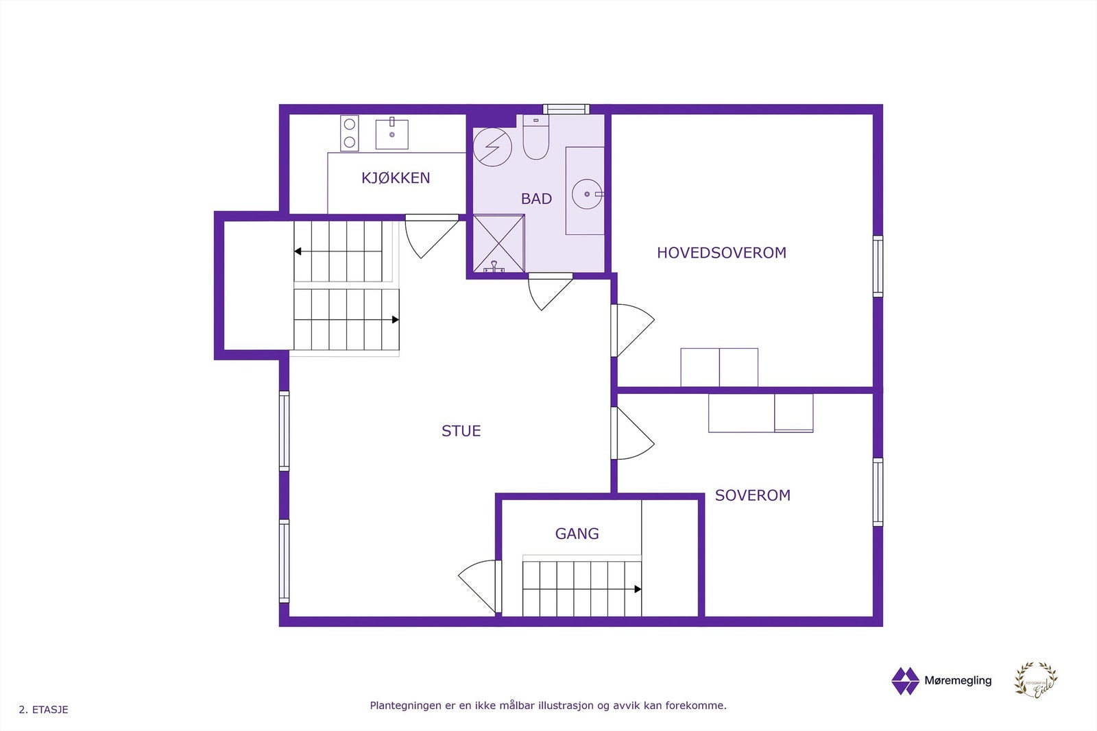 Plantegning. Galleribilde