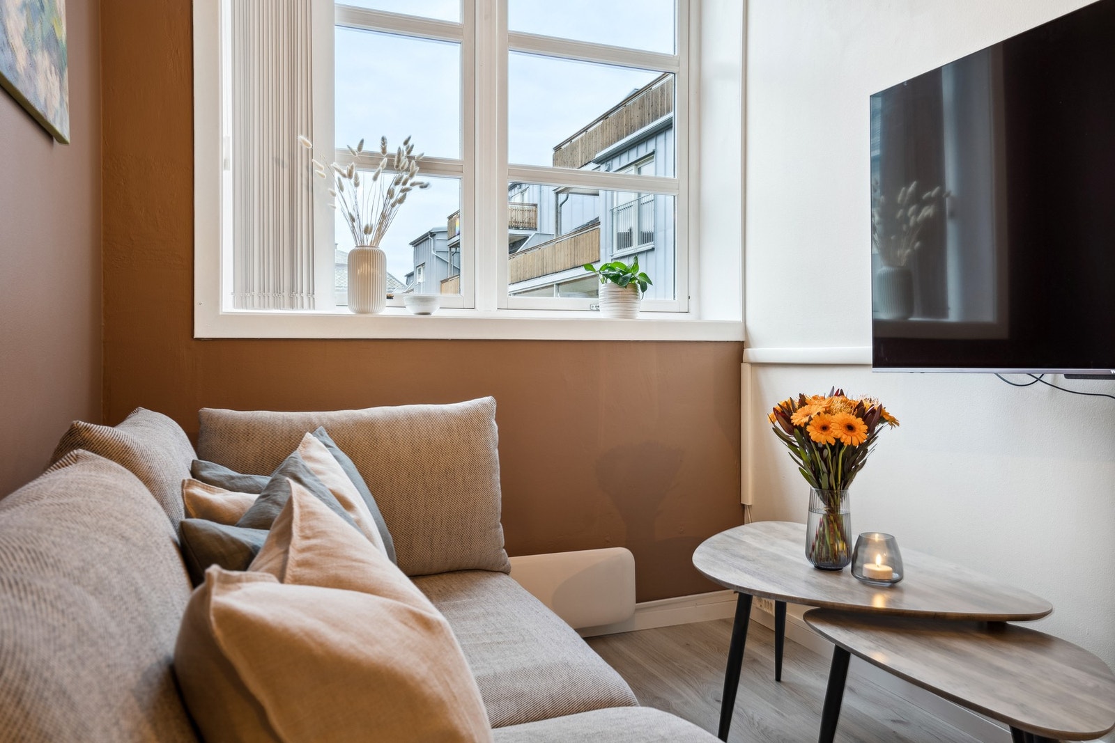 Leiligheten har en fin beliggenhet i byggets 2. etasje. Galleribilde