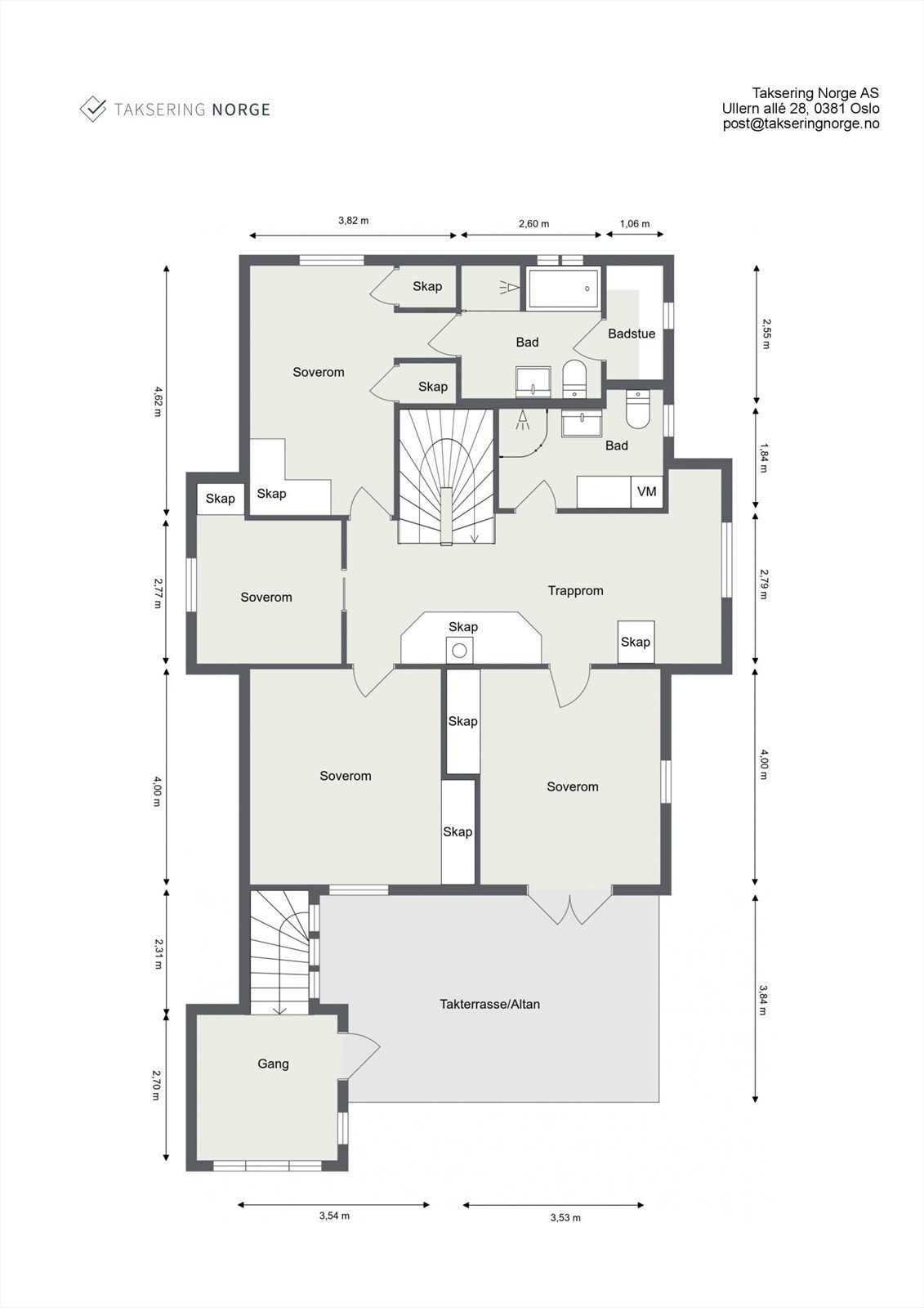 Plantegning 2. etasje. Galleribilde