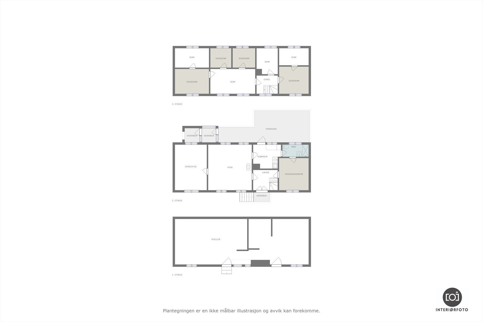 Plantegning Galleribilde