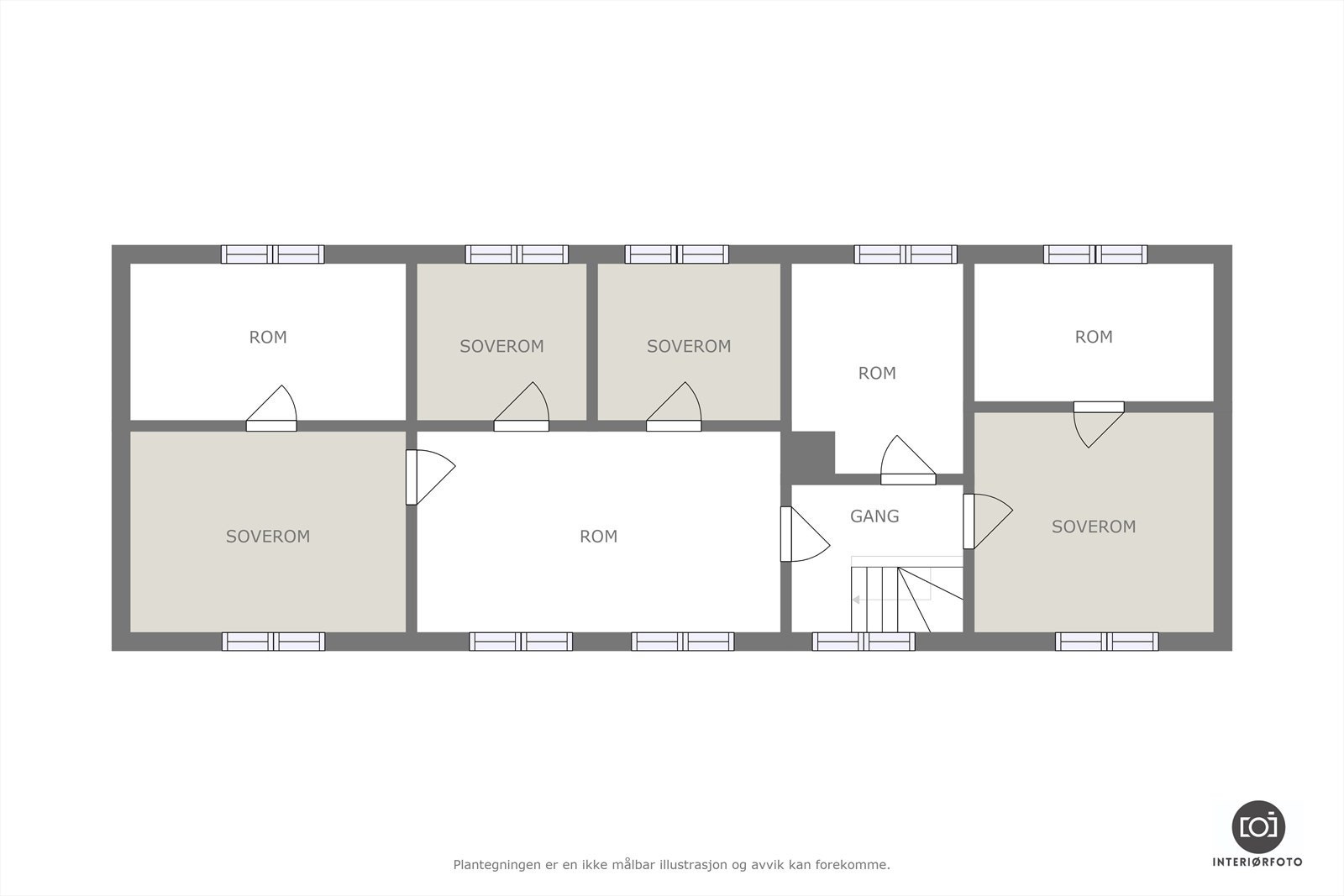 Plantegning Galleribilde