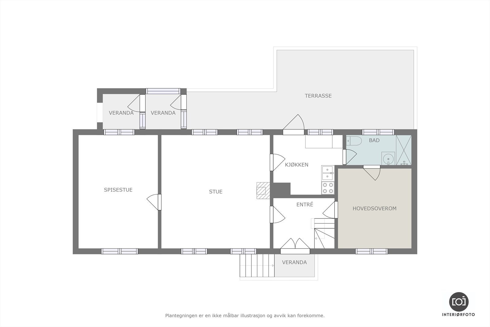 Plantegning Galleribilde