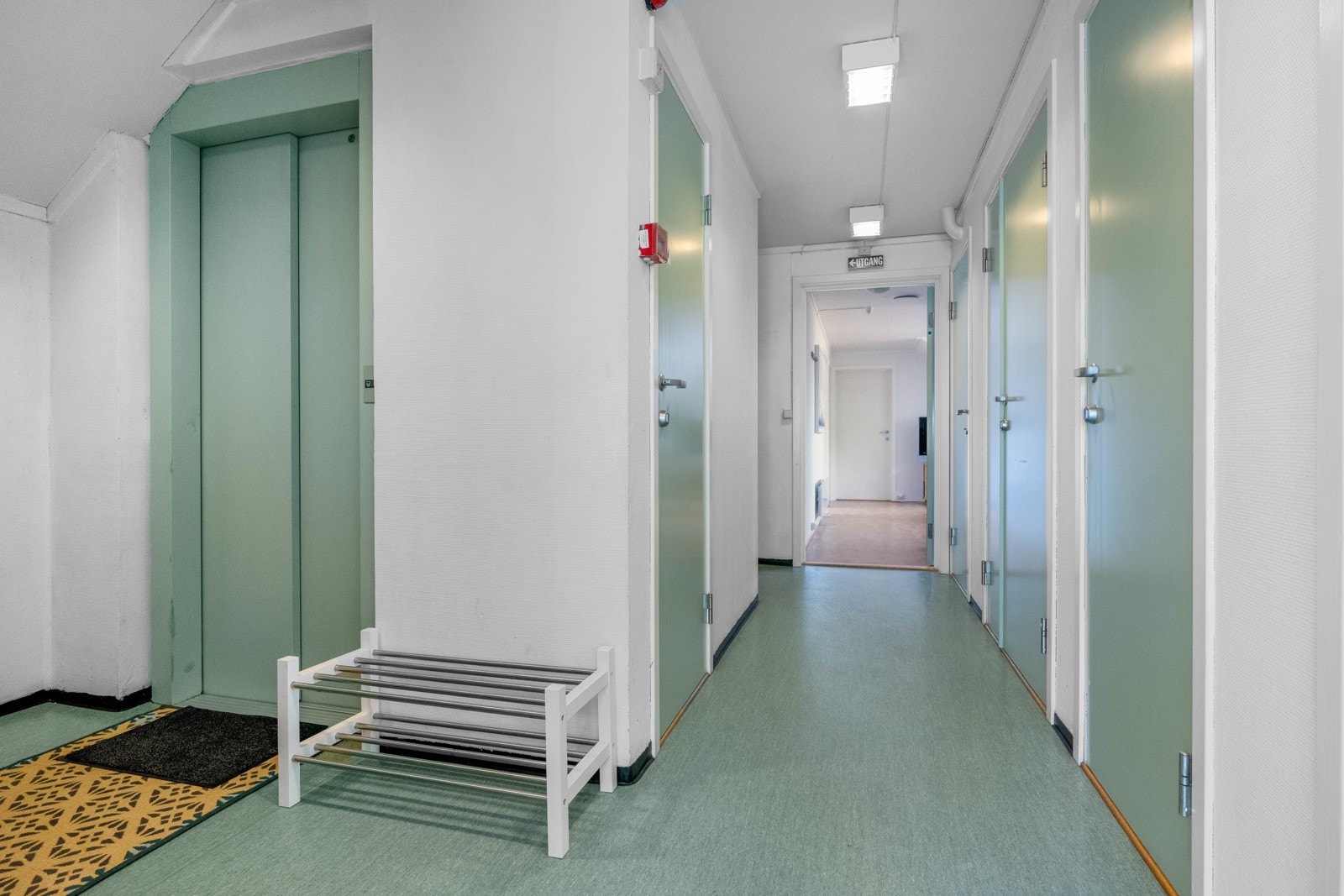 Adkomst til leiligheten direkte fra heisen Galleribilde