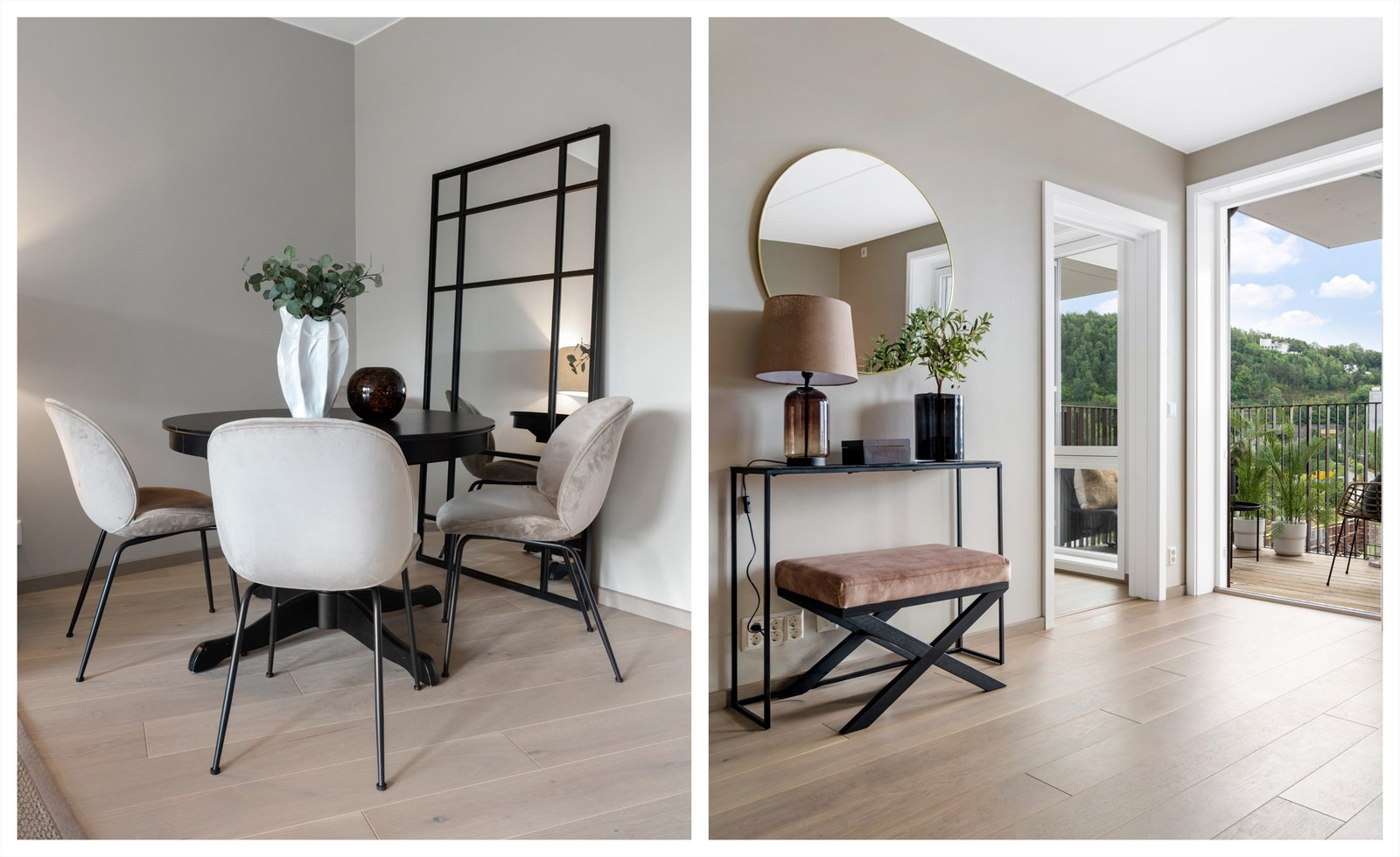 Detaljbilder fra stue. Galleribilde