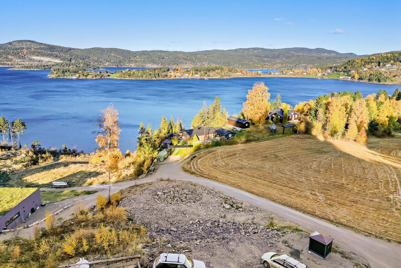 Velkommen til Svartvika 20 - Byggeklar fritidstomt ved Lofjorden i Åsenfjorden. Galleribilde