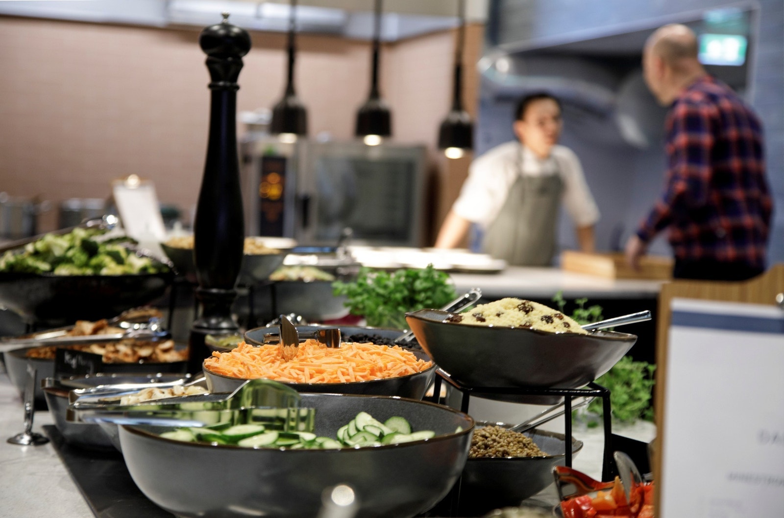 Bilde fra kantine i Bruvin Park Galleribilde