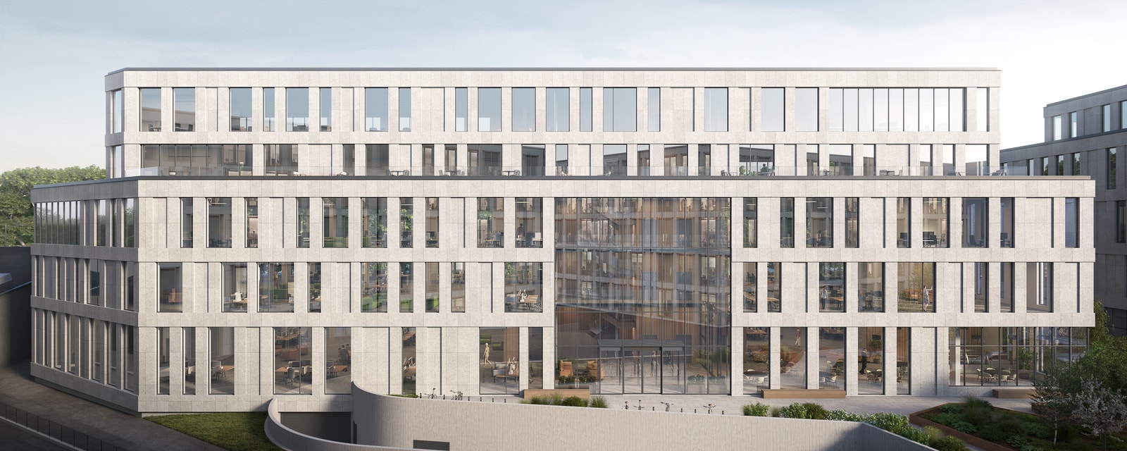 Illustrasjon fasade Galleribilde