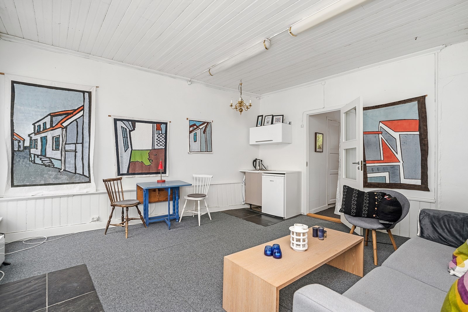 Stue med tekjøkken 1 etg. Nesgaten 8 Galleribilde