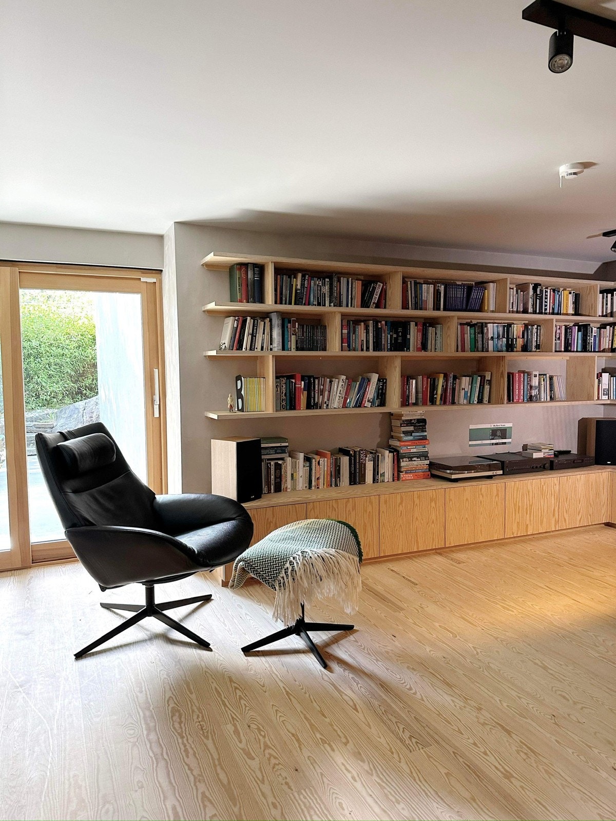 Kontor/bibliotek i u.etg. Galleribilde