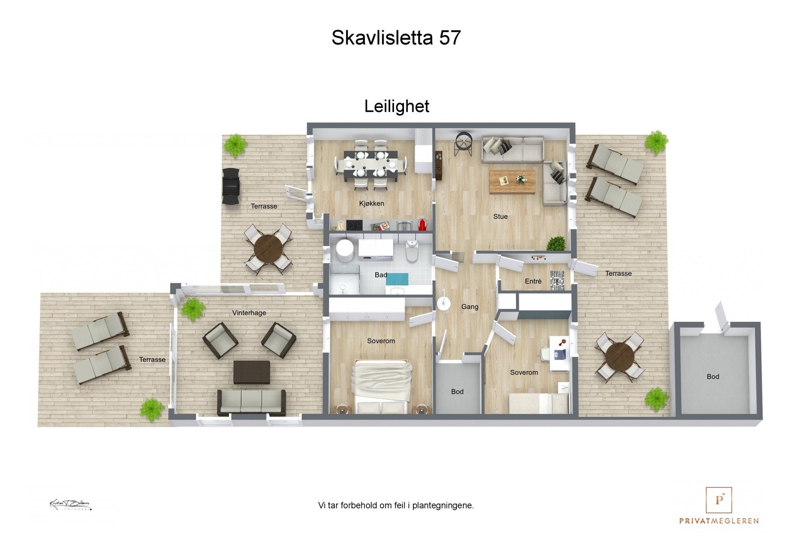 Plantegning Galleribilde