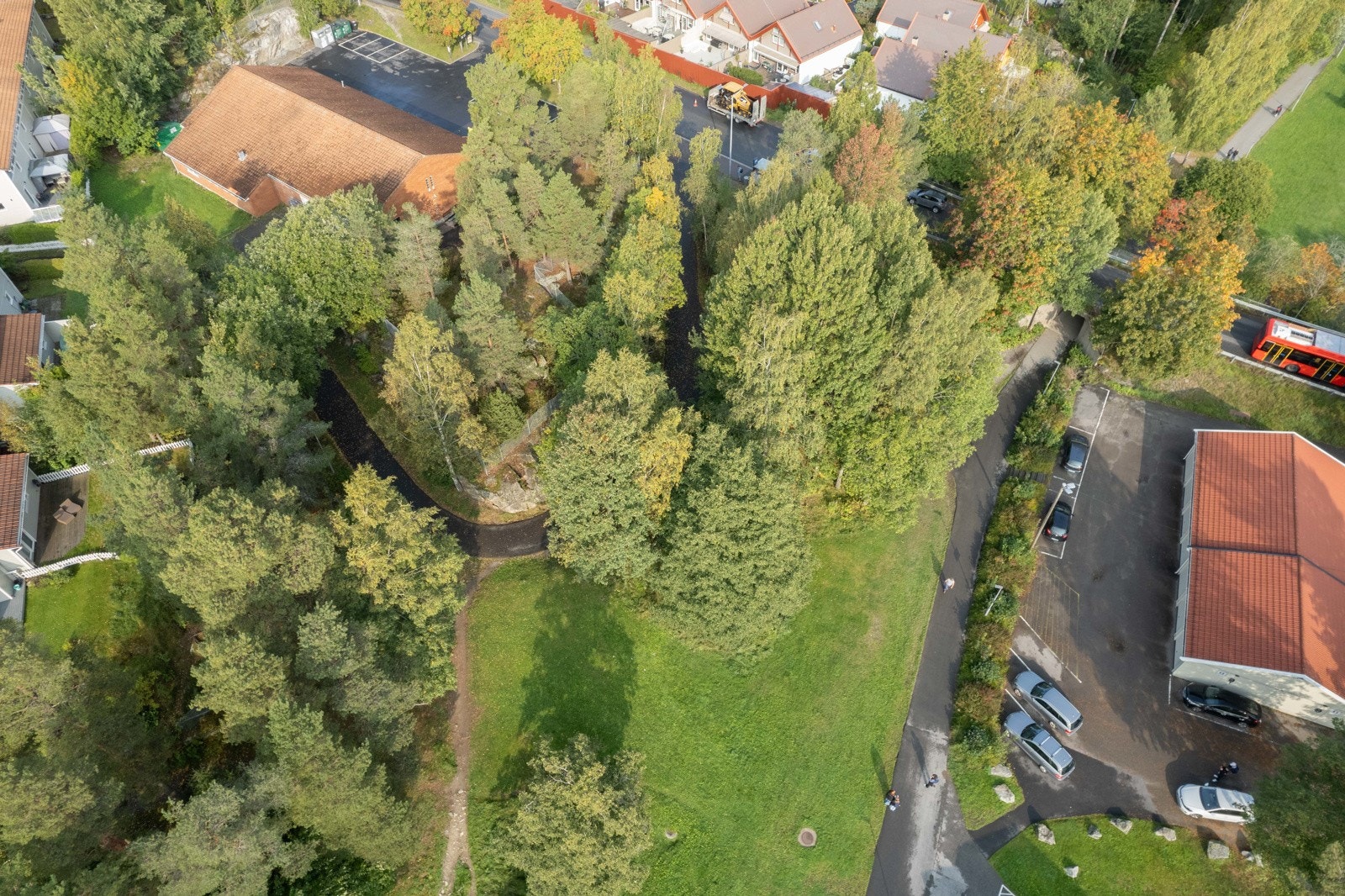 Tomt på 899 m² med mulighet for oppføring av 4 rekkehus Galleribilde