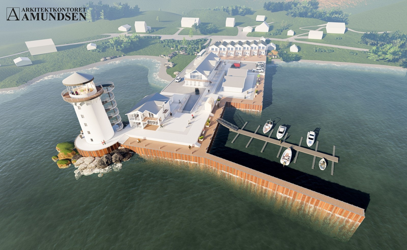 Eiendommen er delvis utbygd, men har et stort potensiale for mer utnyttelse! OBS, dette er ment som en illustrasjon og kan avvike fra reguleringsgrensene Galleribilde