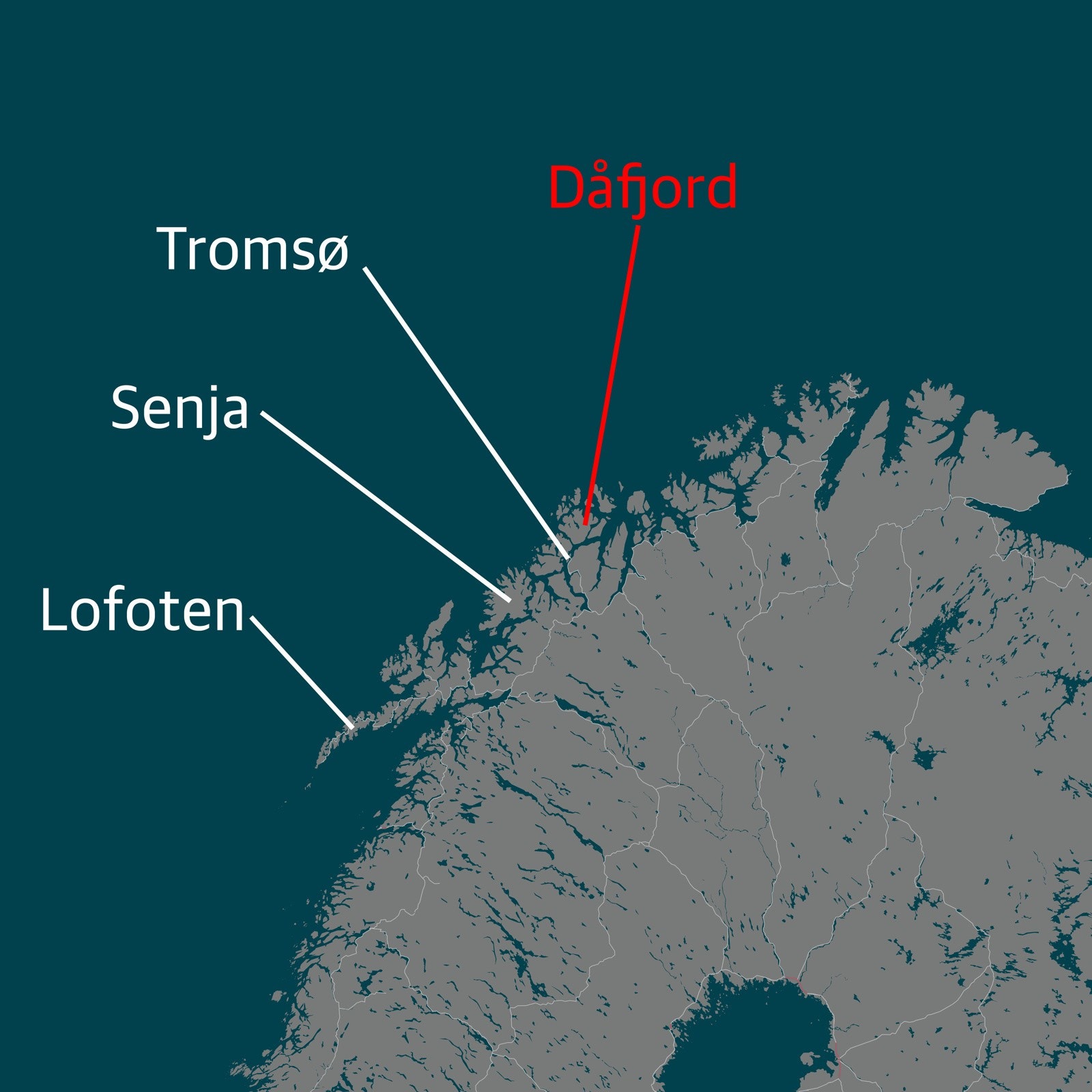 Sentralt plassert i Nord-Norge Galleribilde