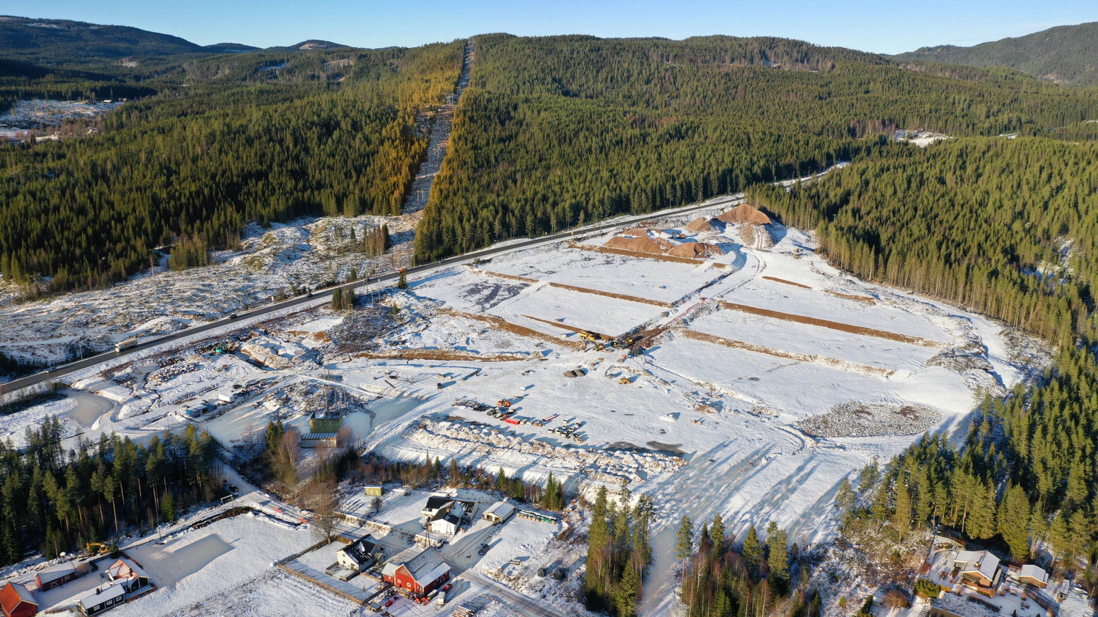 Dronebilde Galleribilde