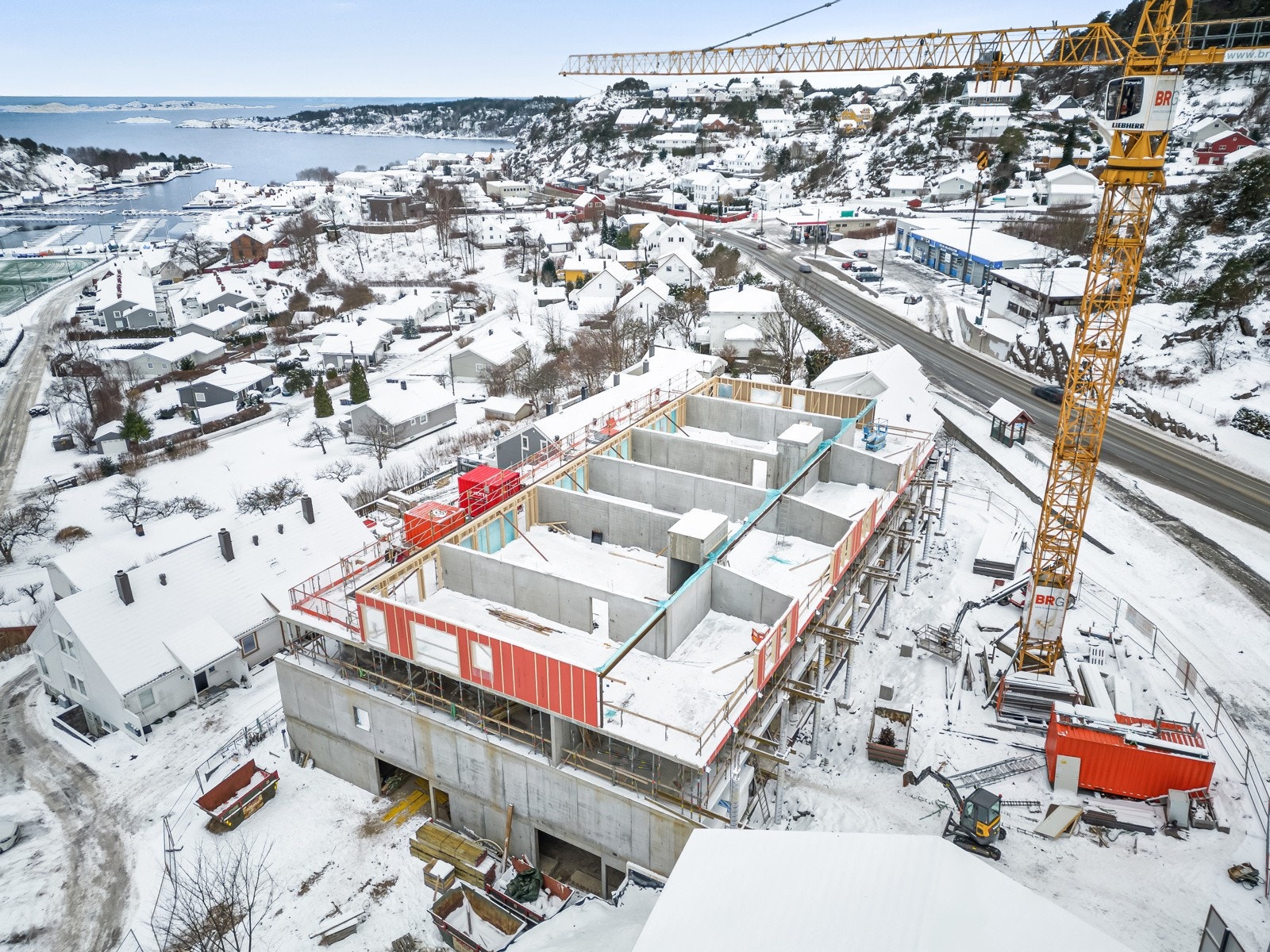 Feviktoppen - Oversikt - Bygg under oppføring Galleribilde
