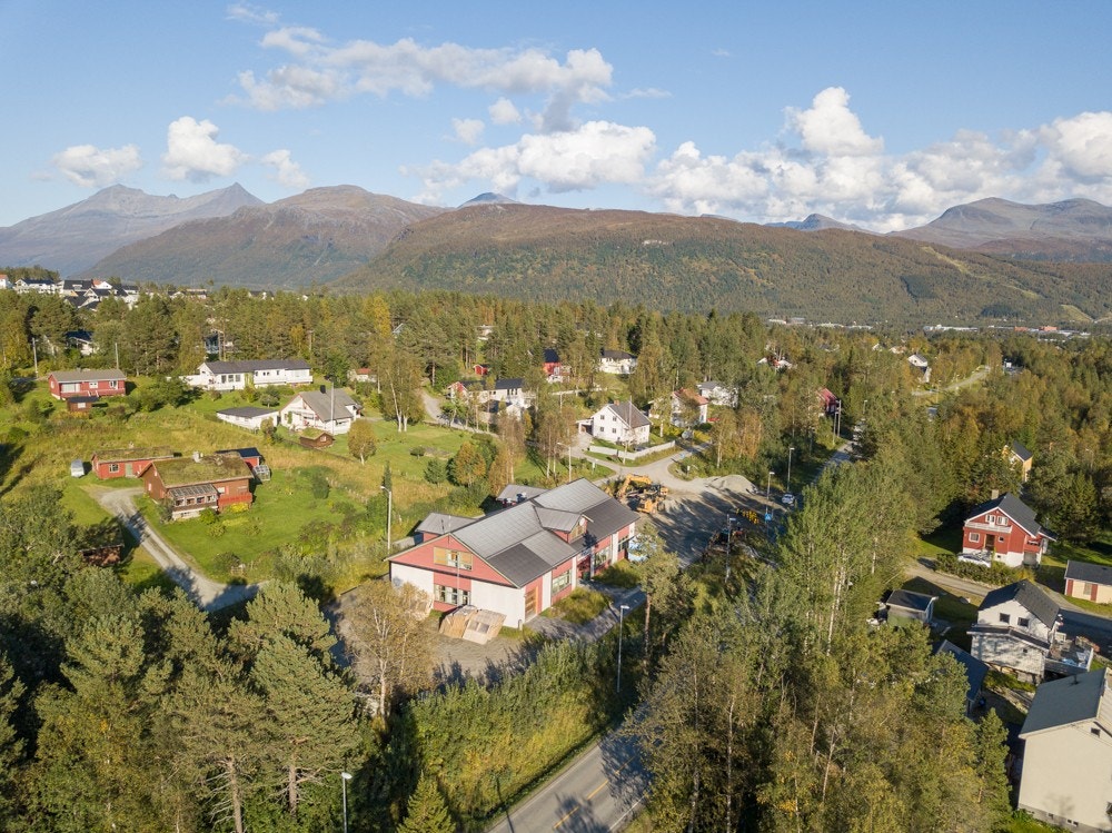 Næringseiendom i dag, med godkjenning for boligprosjekt Galleribilde
