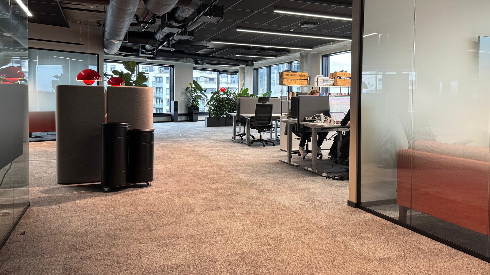 Åpent kontorlandskap Galleribilde