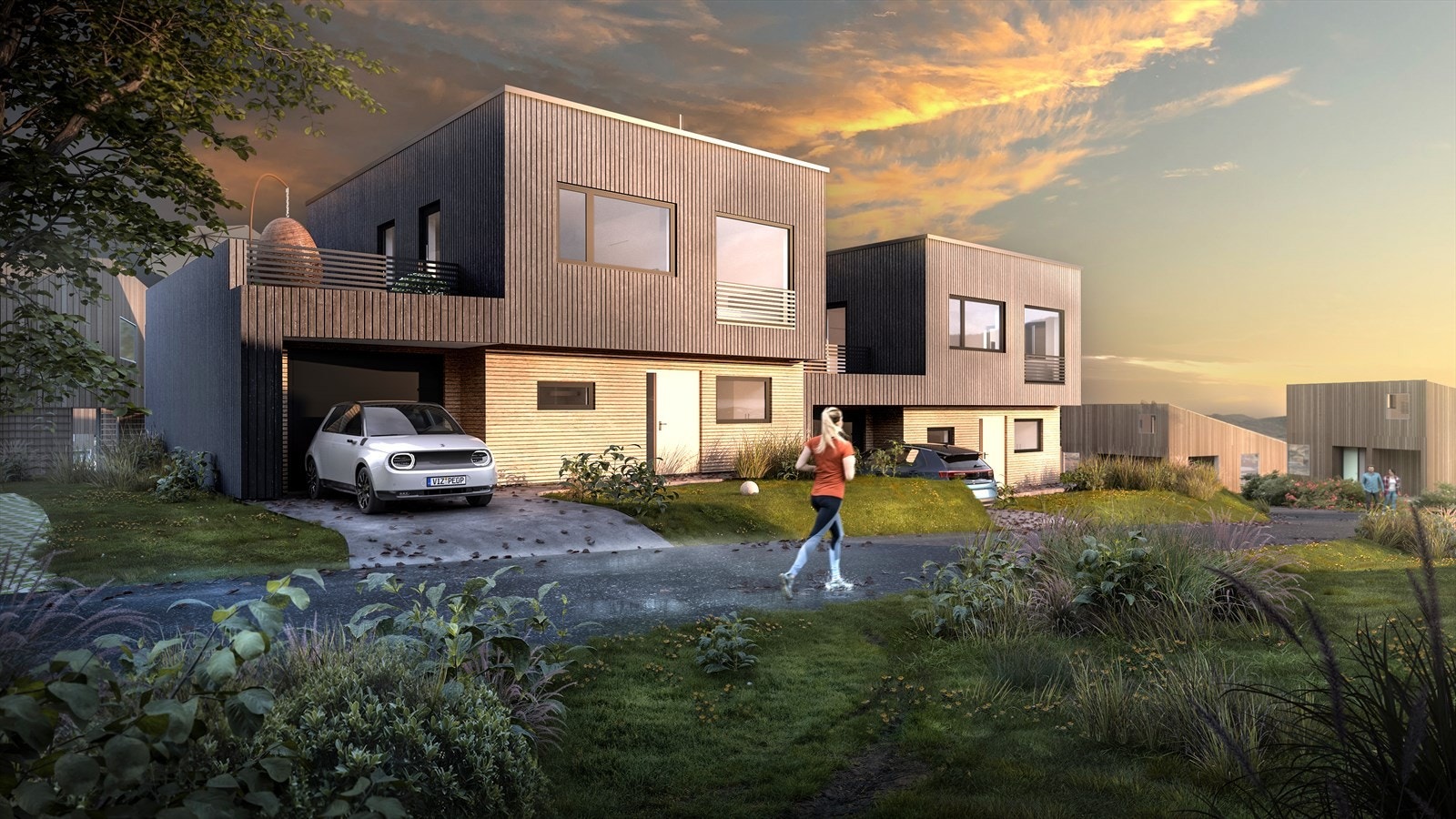 Velkommenn til Benestadsløyfen 1 (3D illustrasjon) Galleribilde