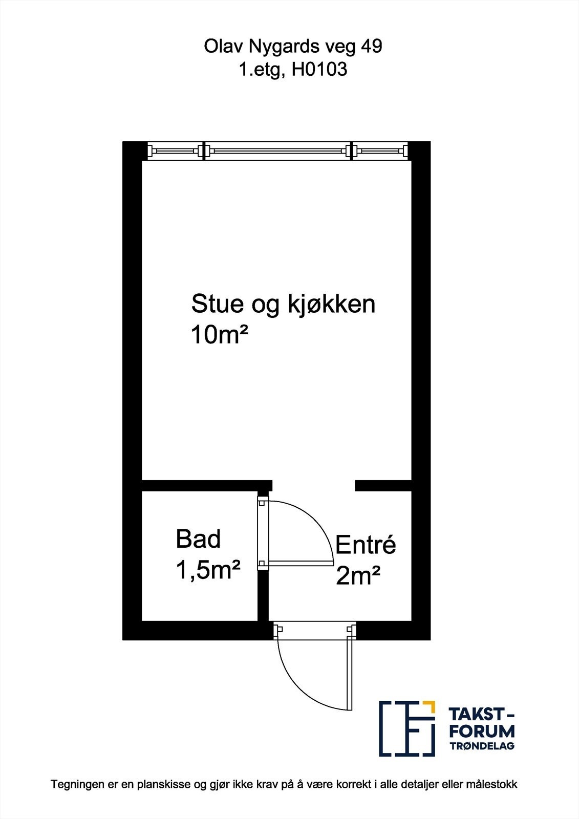 Planskisse H0103 Galleribilde