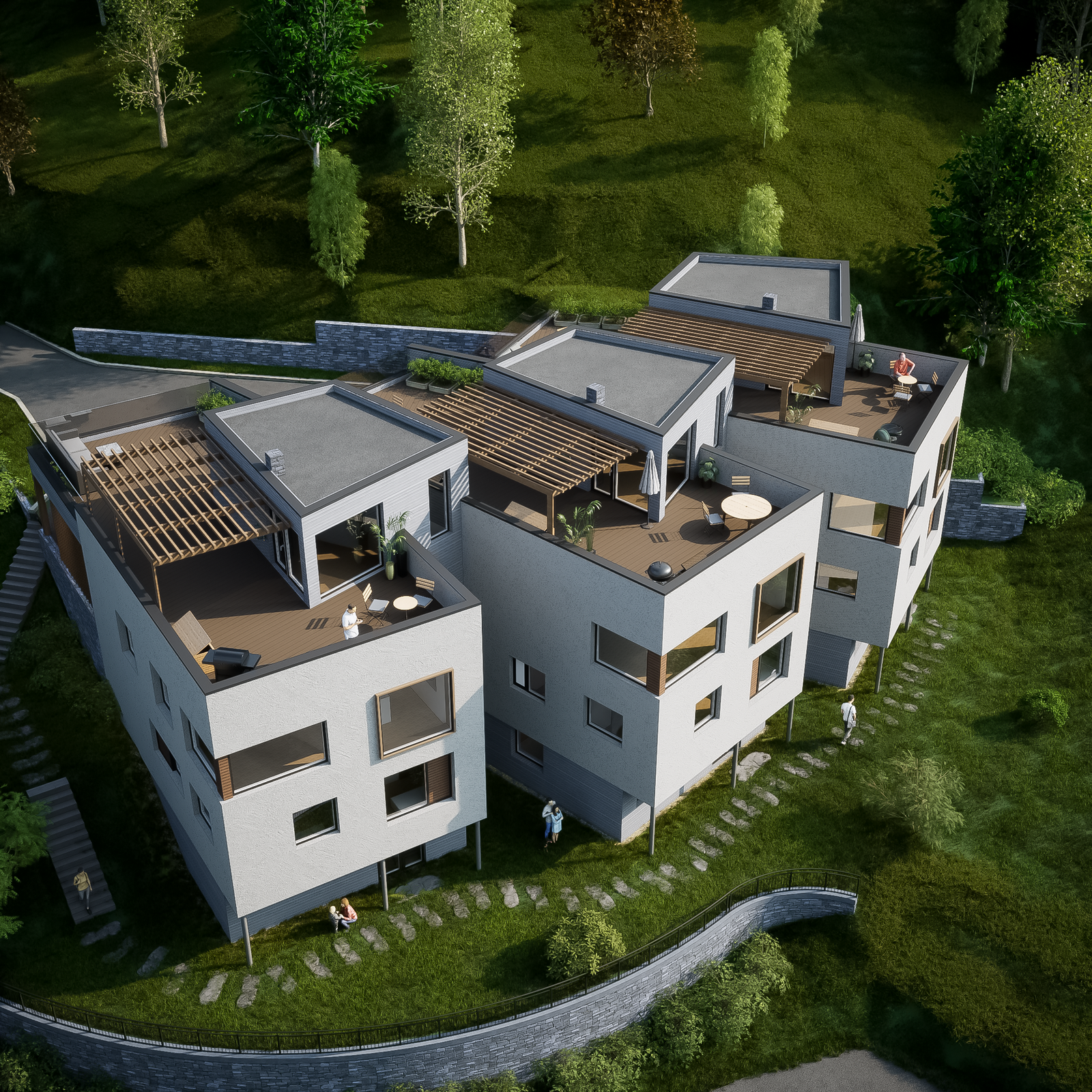 Arkitekttegnede og unike boliger Galleribilde