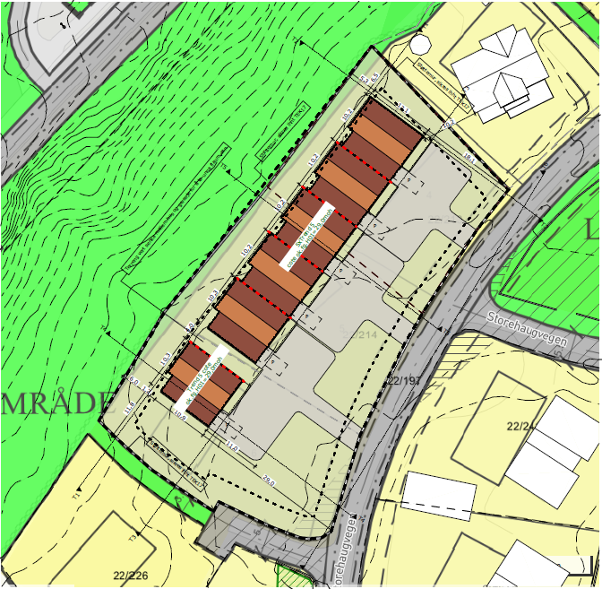 Situasjonsplan. Avvik kan forekomme. Galleribilde