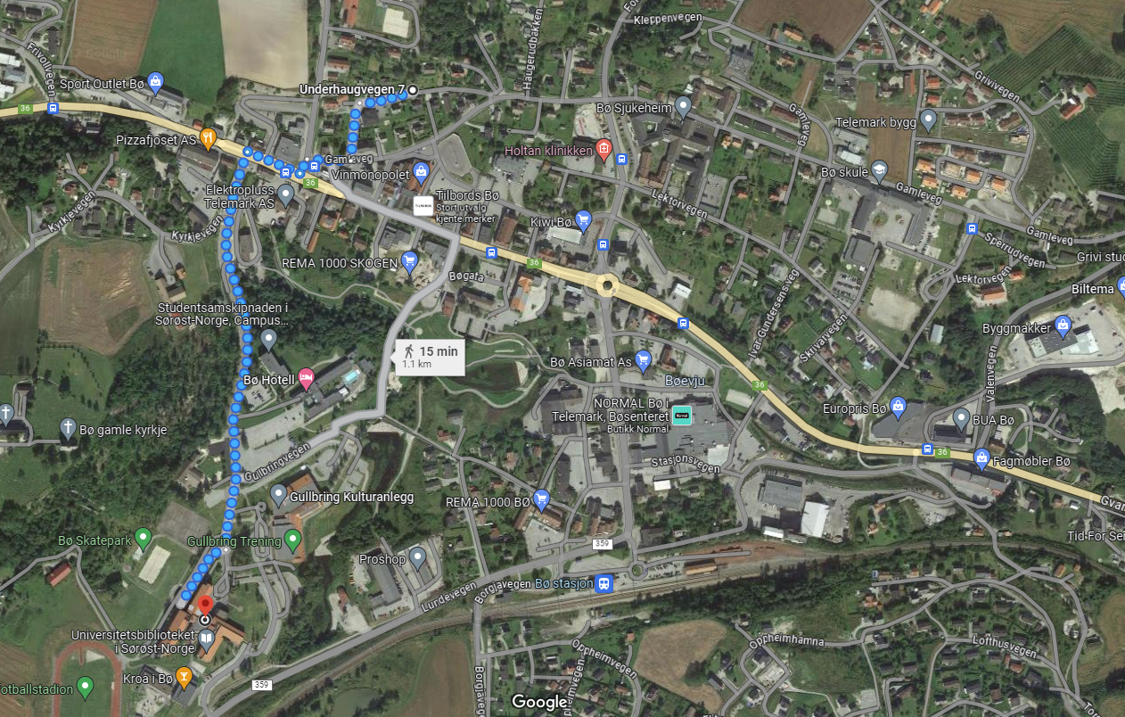 Kort veg til skole, matbutikk osv. Galleribilde