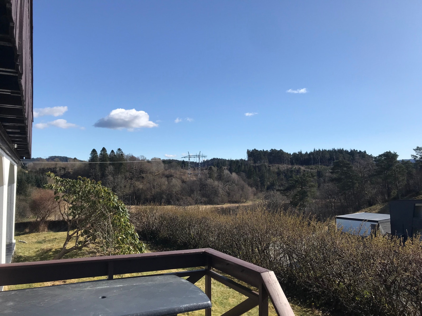 Utsikt fra terrasse Galleribilde