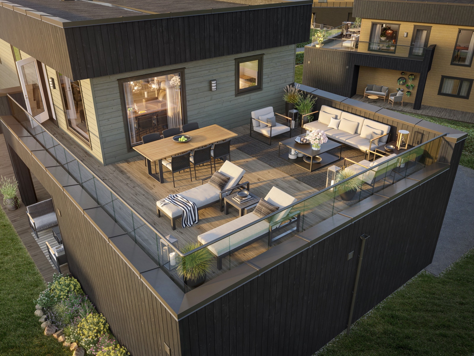 veranda, illustrasjon fra nesten tllsvarende bolig Galleribilde