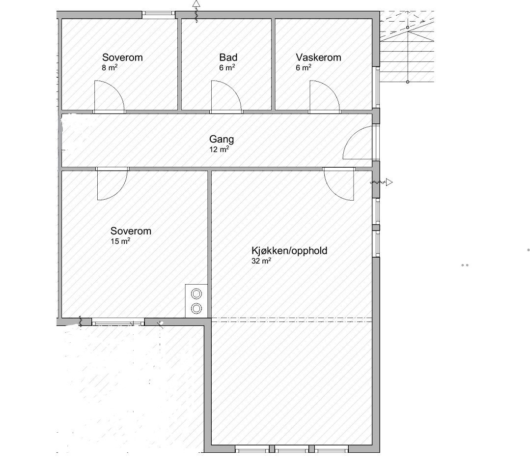 Layout leilighet 79kvm Galleribilde
