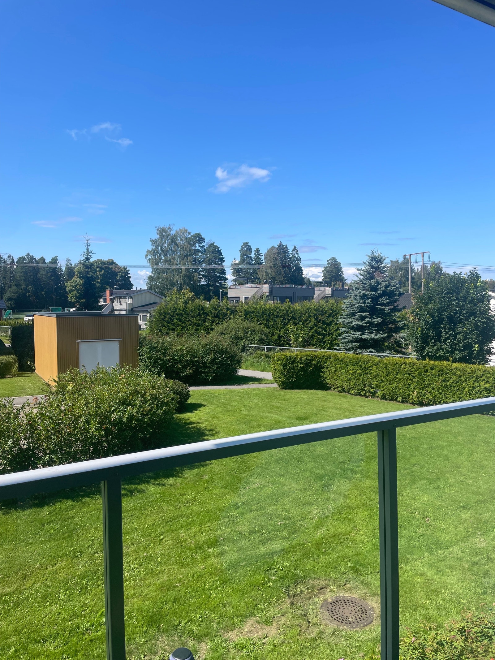 Utsikt fra balkong Galleribilde