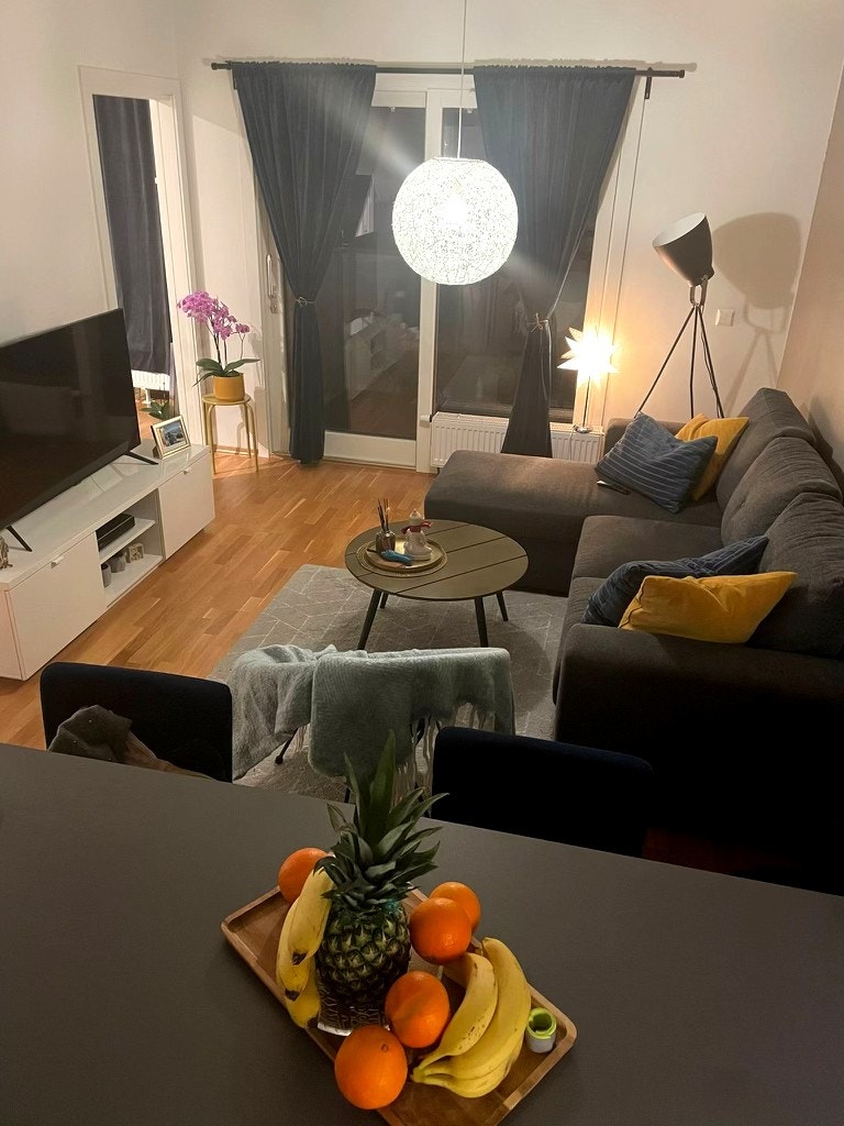 Stue med utgang til balkong Galleribilde