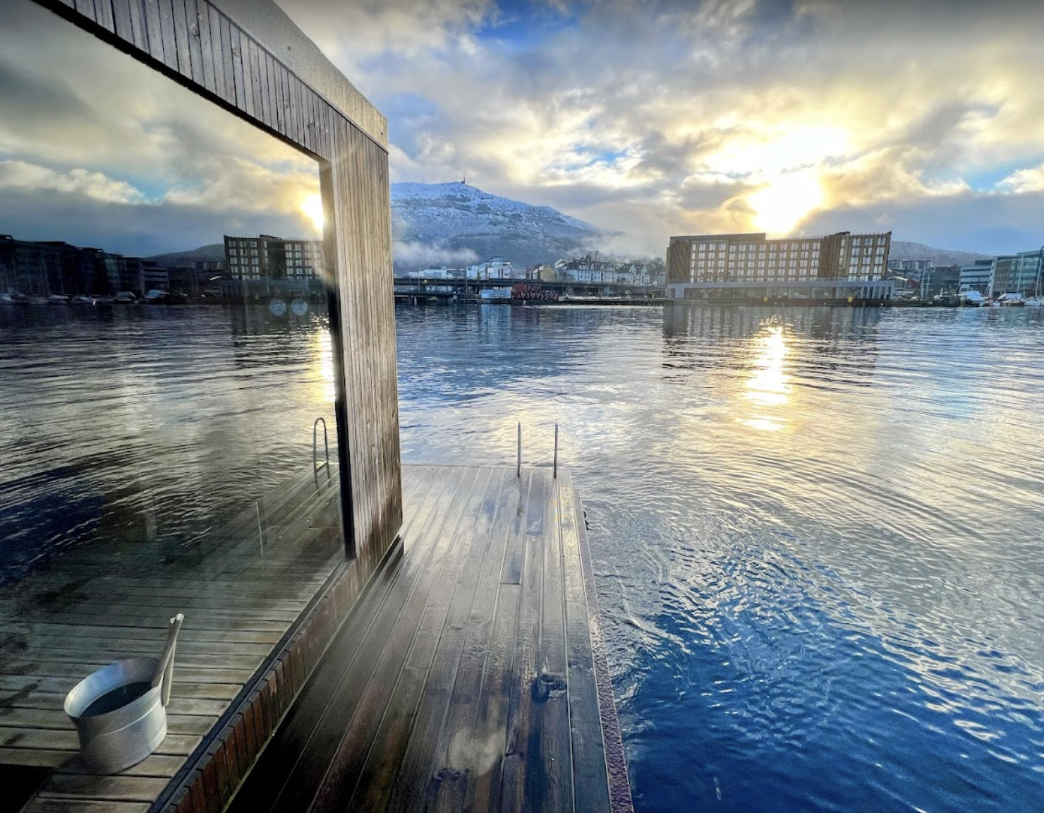12 min å gå til Bergens beste sauna Galleribilde