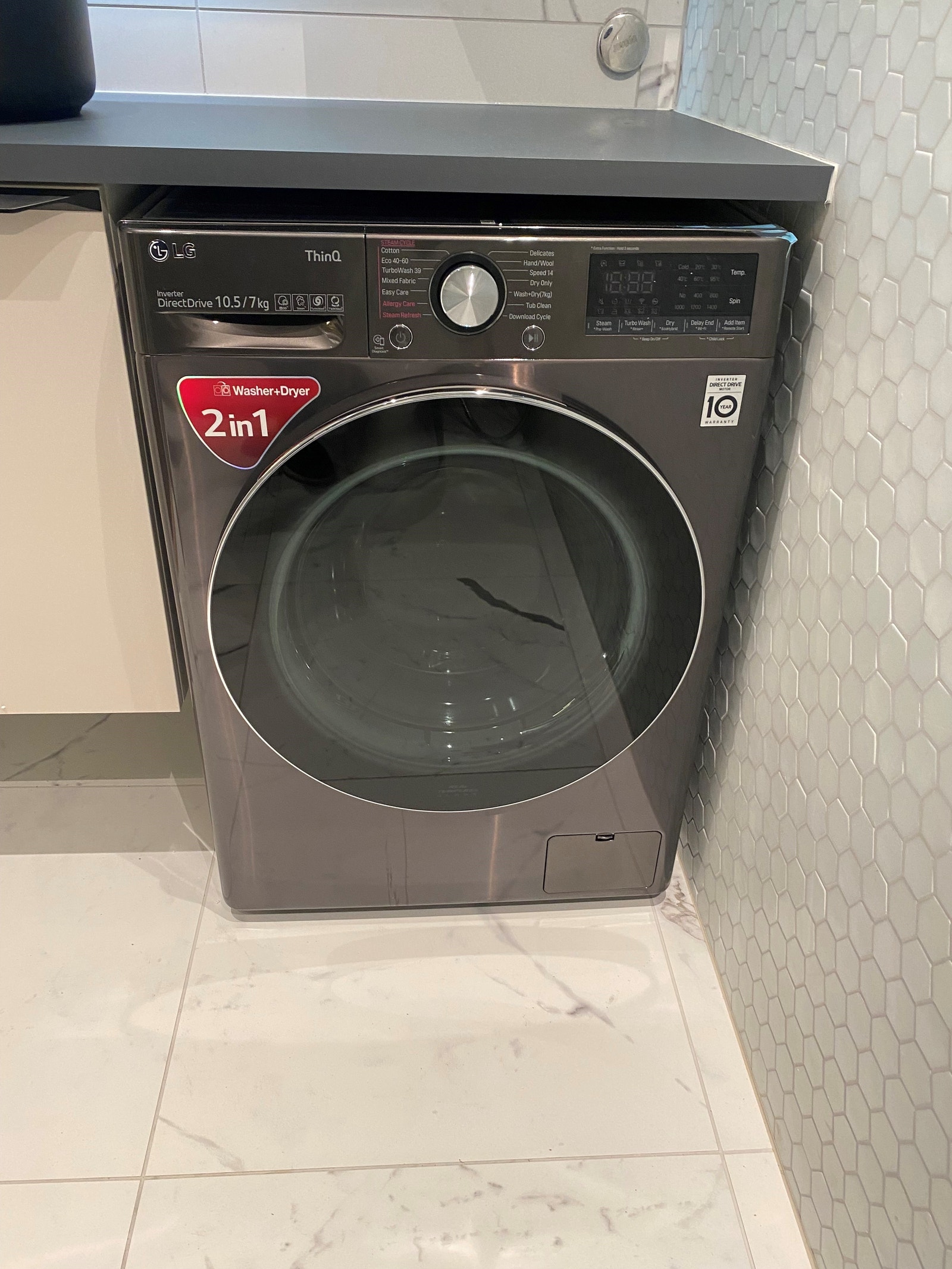 Vaskemaskin med tørketrommel Galleribilde