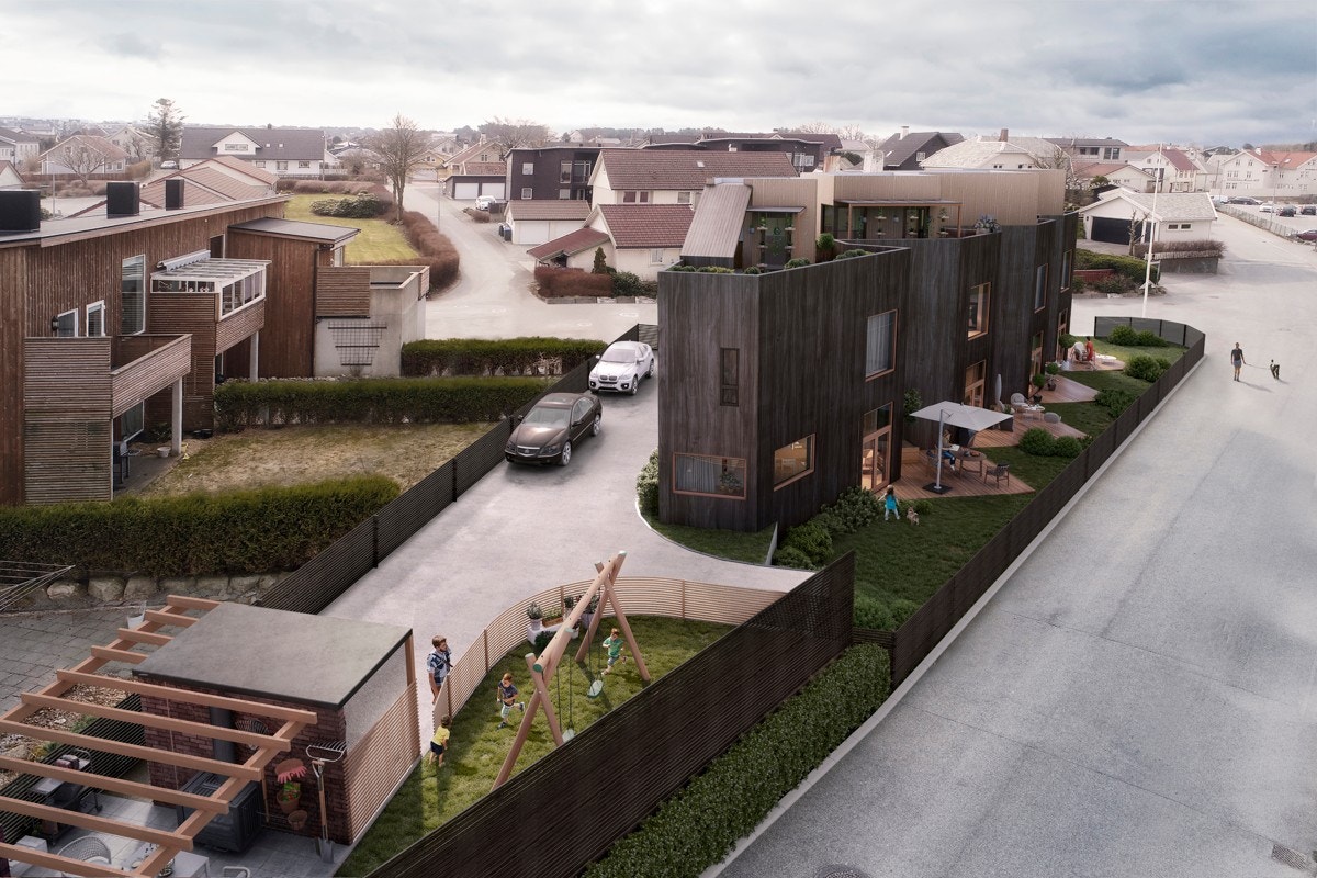 Illustrasjon fasade Galleribilde